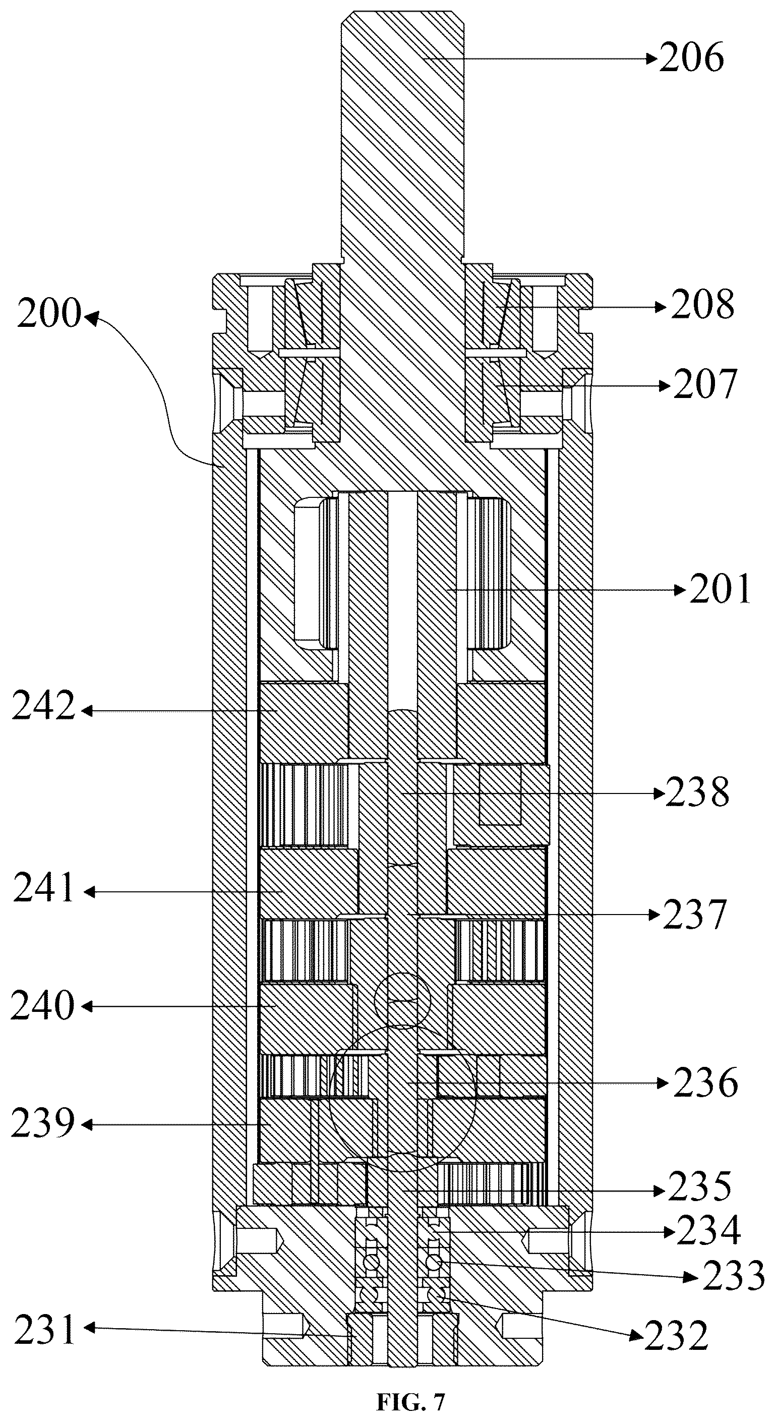 Patent US12410848 Figure 6 – Electric heavy-load push-pull tool