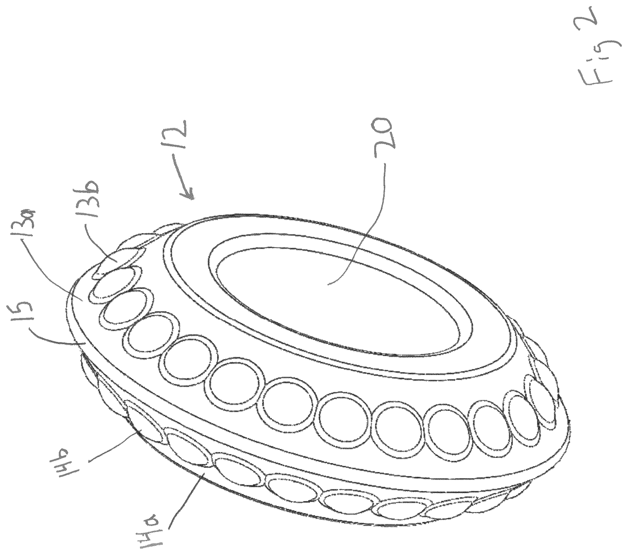 Patent US12410850 Figure 2 – Roller bearing and gear assembly