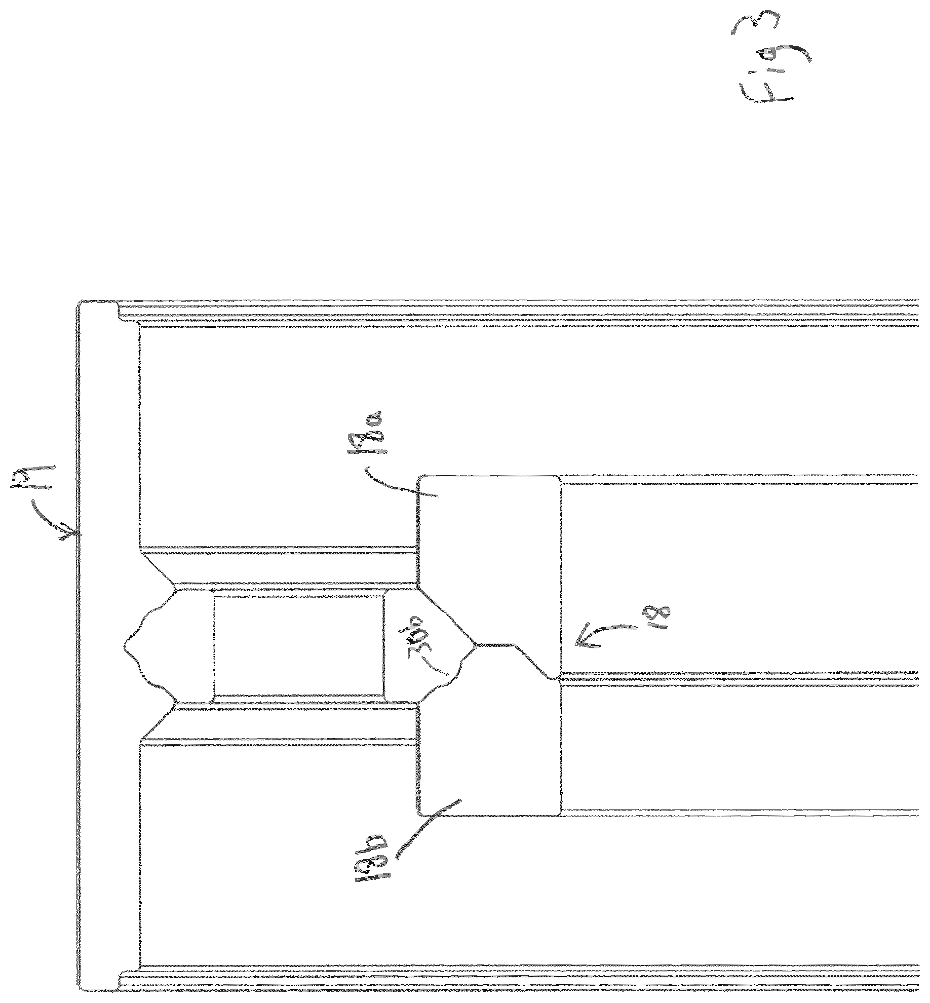 Patent US12410850 Figure 3 – Roller bearing and gear assembly
