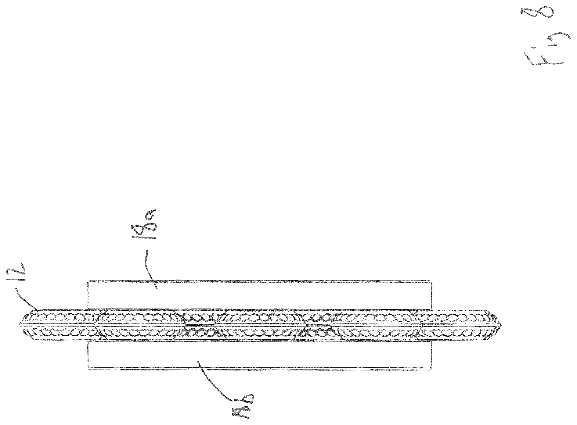 Patent US12410850 Figure 8 – Roller bearing and gear assembly