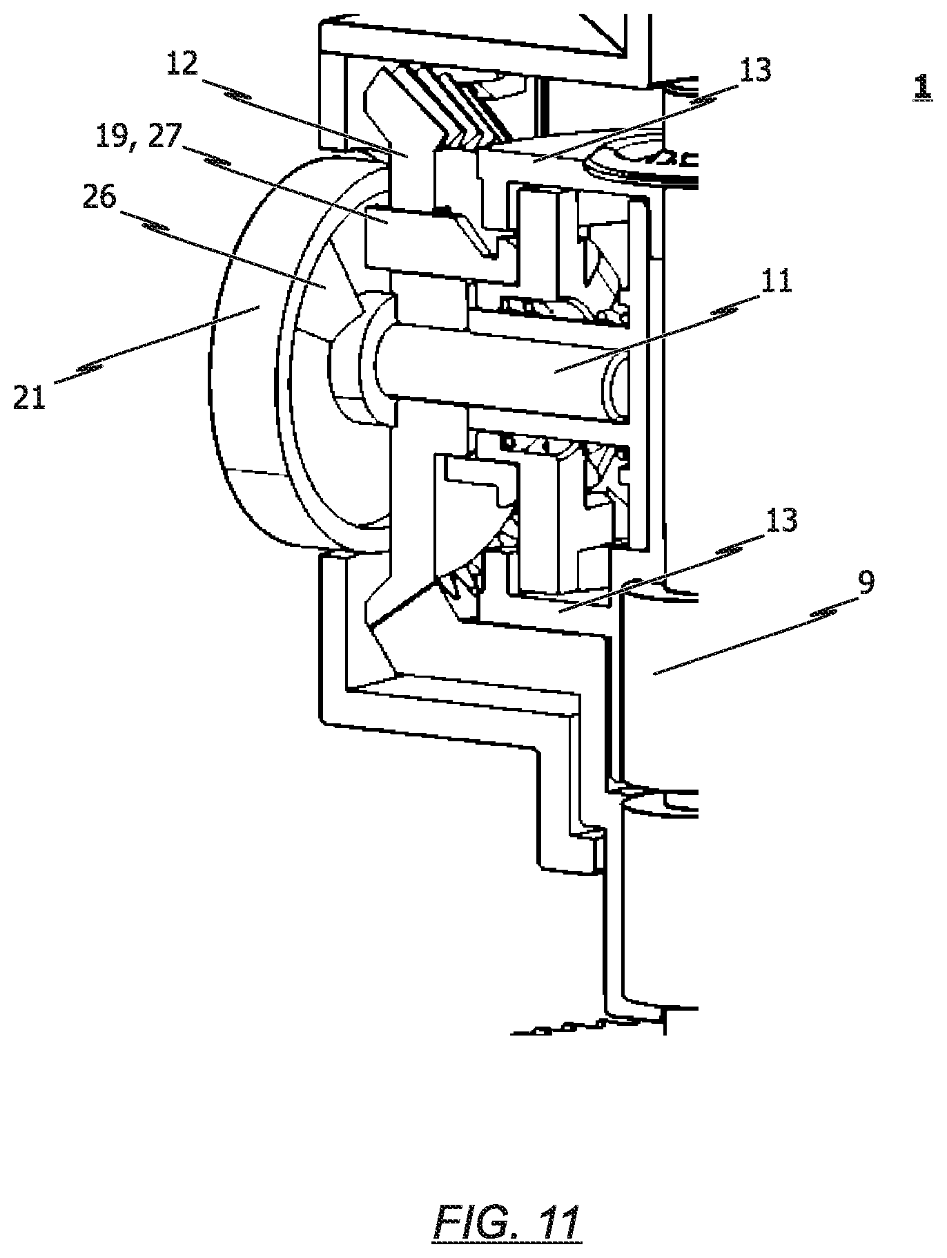 Patent US12410851 Figure 9 – Drive unit for actuating a plurality of functions of an air vent system of an air distribution system, and air vent system with a drive unit of this type