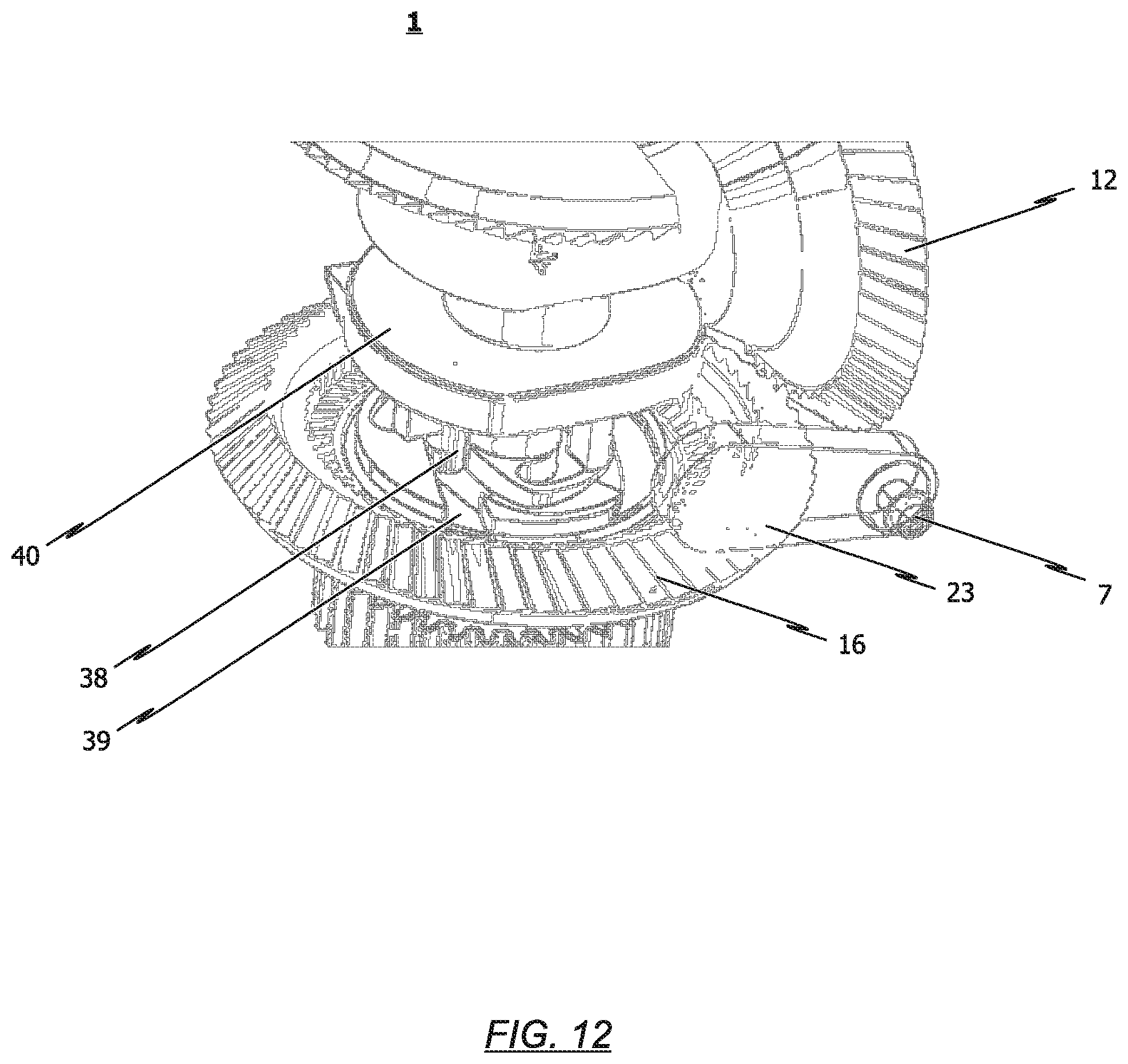Patent US12410851 Figure 10 – Drive unit for actuating a plurality of functions of an air vent system of an air distribution system, and air vent system with a drive unit of this type