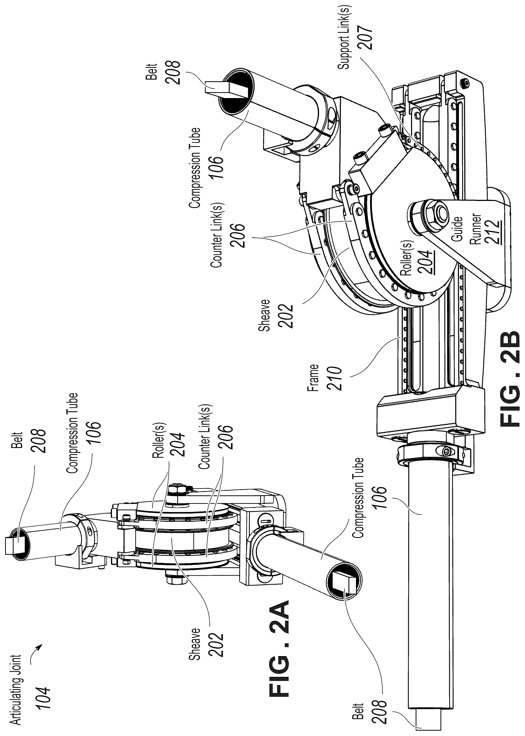 Patent US12410852 Figure 3 – Torque free articulated tension transmission