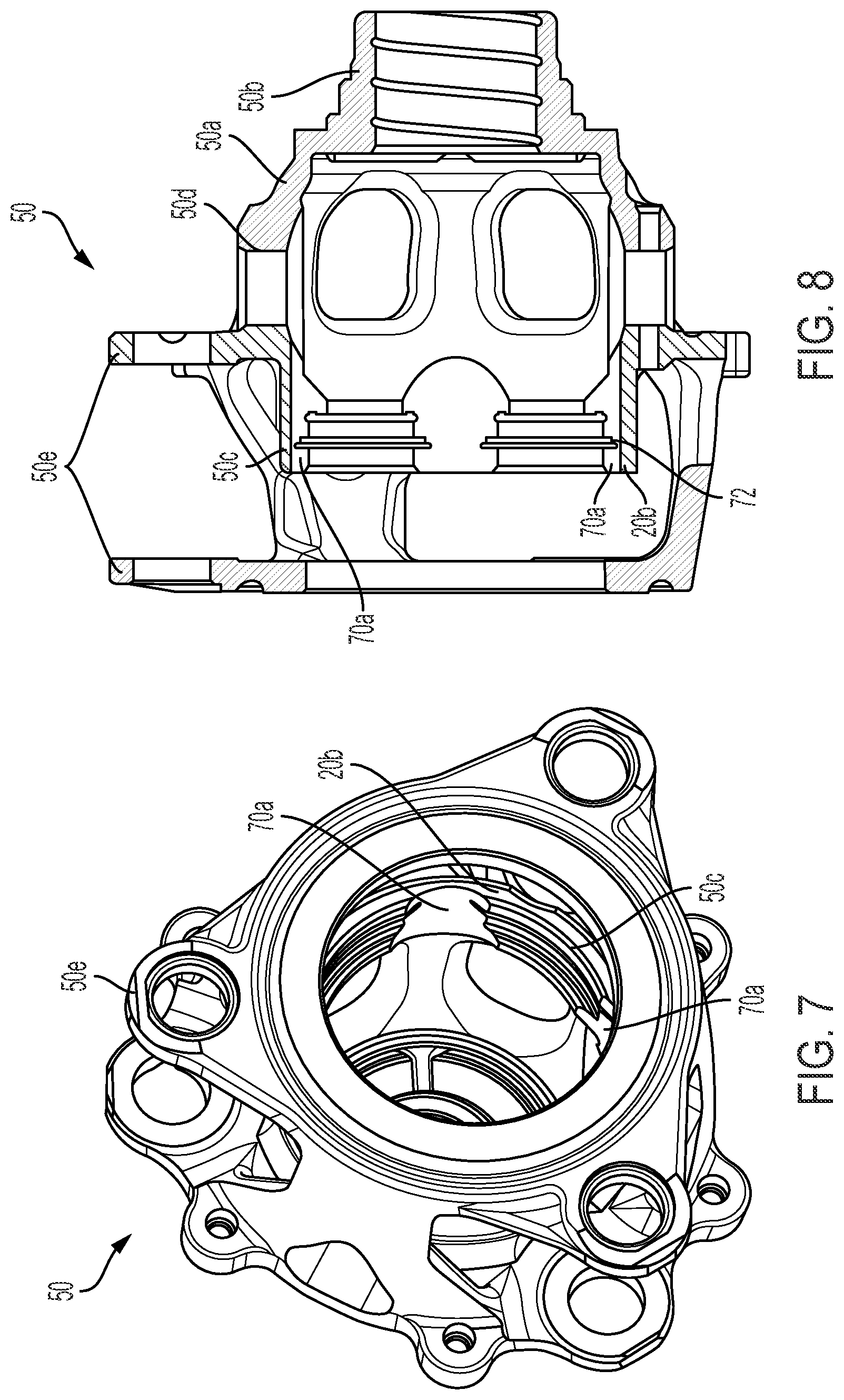 Patent US12410854 Figure 5 – Automotive drivetrain gearbox including differential and planet gears with blades