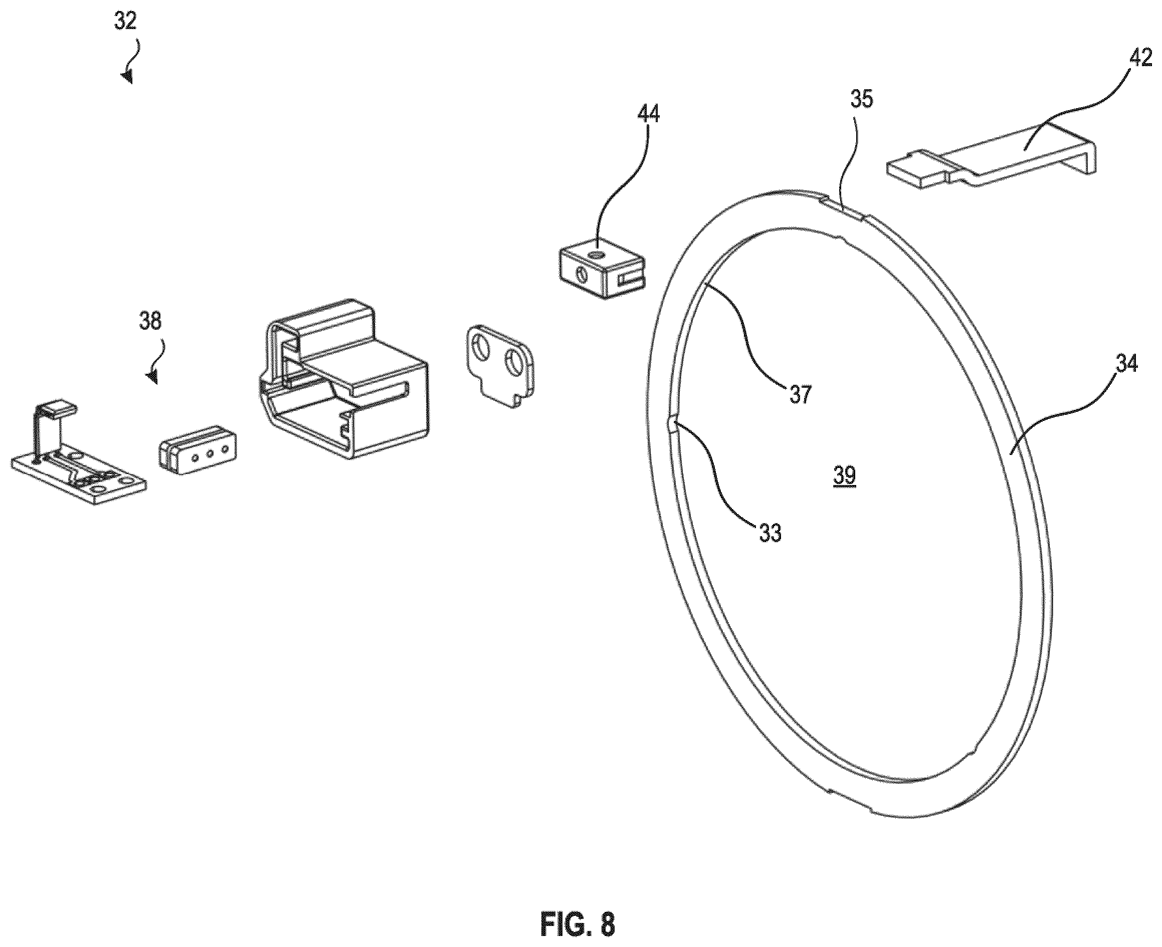 Patent US12410857 Figure 8 – Lock detection mechanism for electronic locking differential