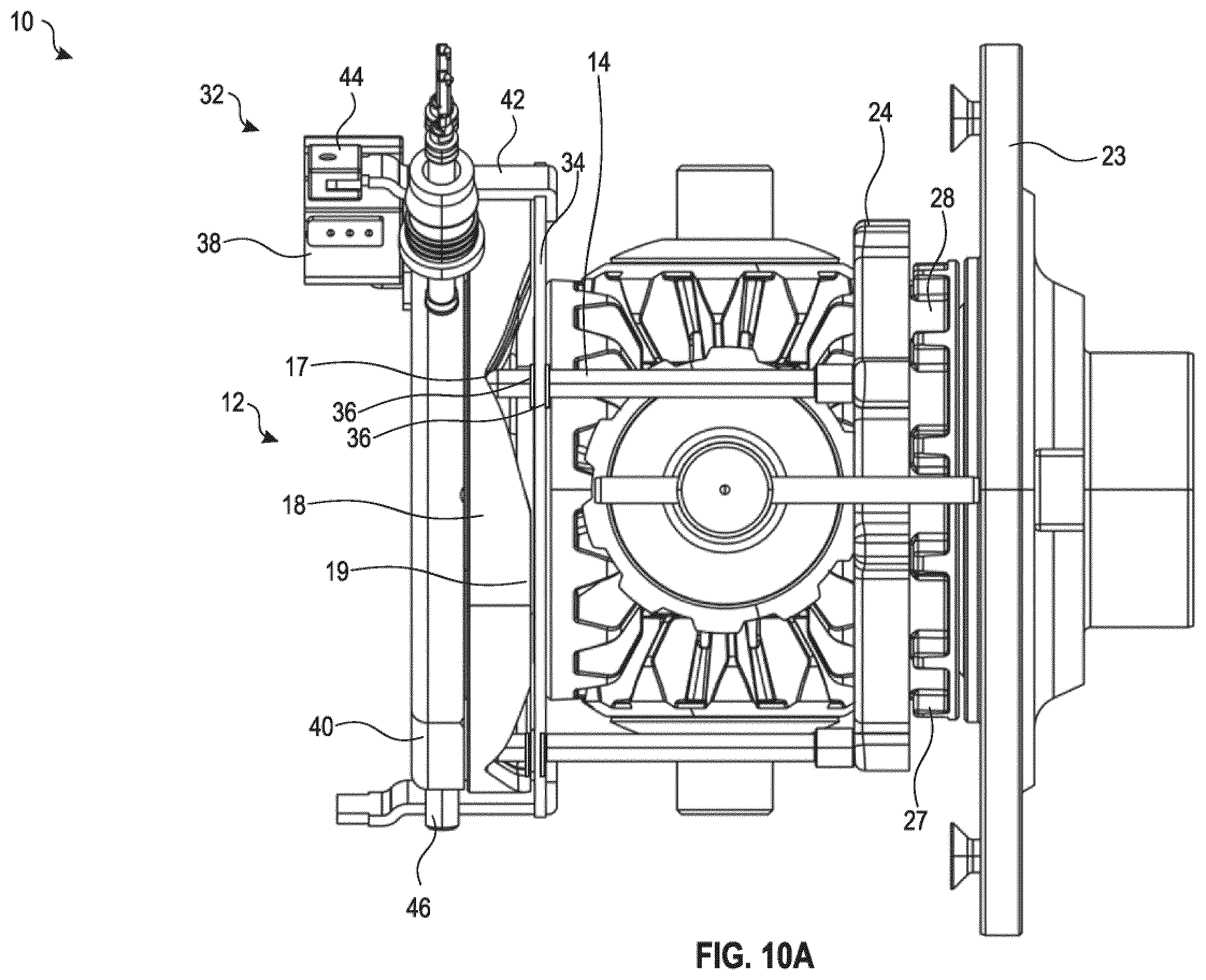 Patent US12410857 Figure 11 – Lock detection mechanism for electronic locking differential