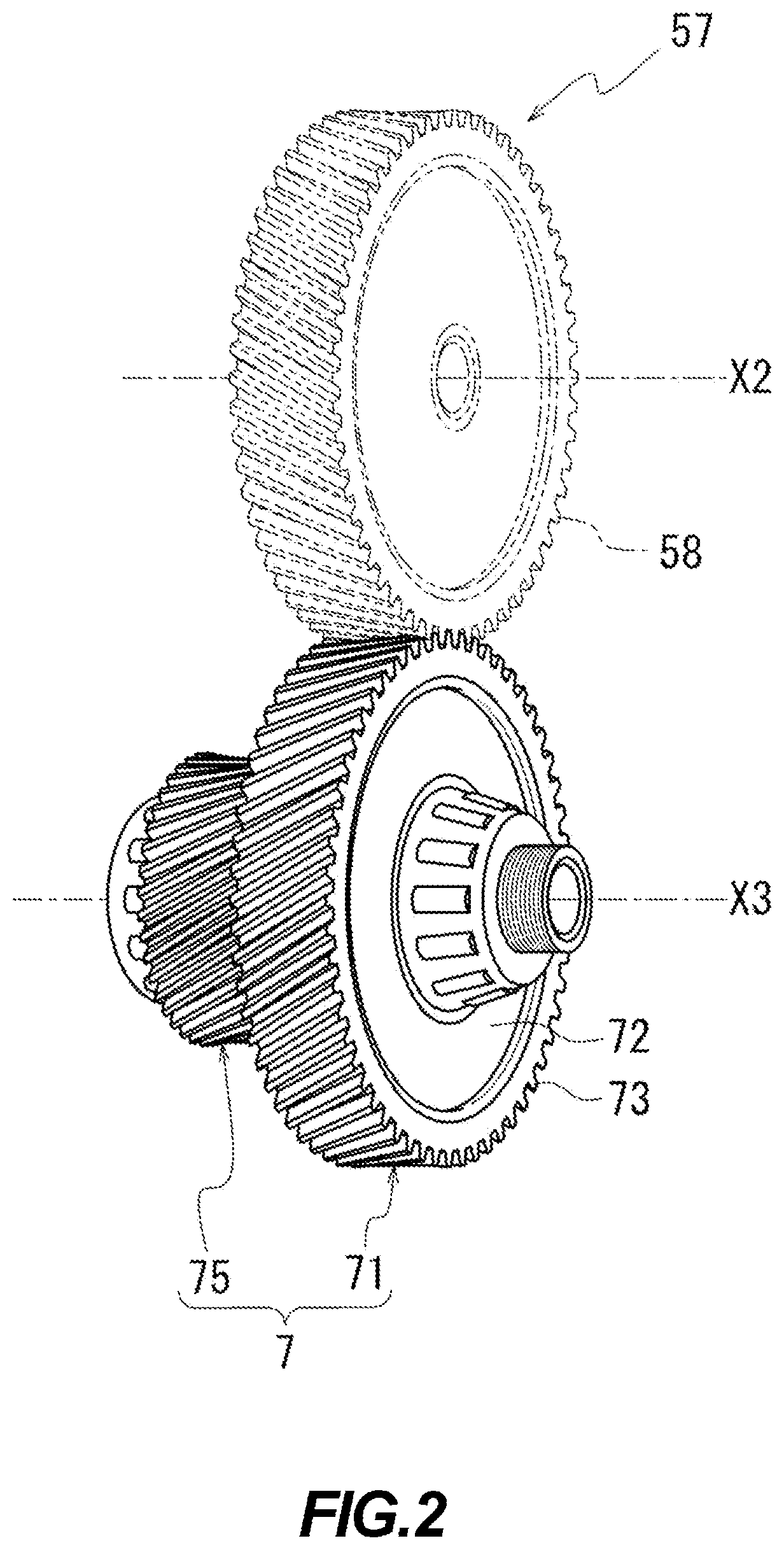 Patent US12410858 Figure 2 – Gear mechanism and method for manufacturing gear mechanism