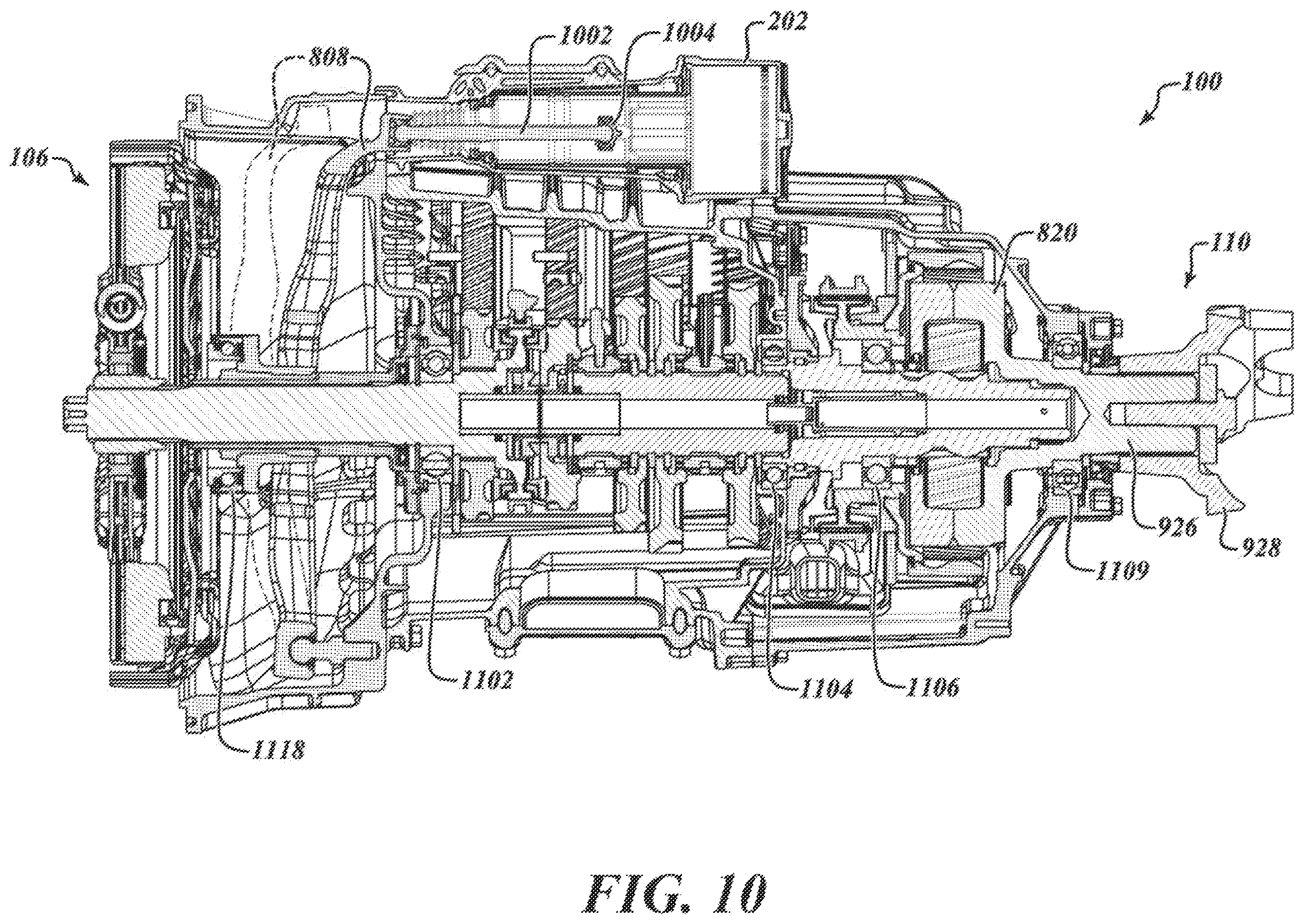 Patent US12410861 Figure 10 – System, method, and apparatus for operating a high efficiency, high output transmission