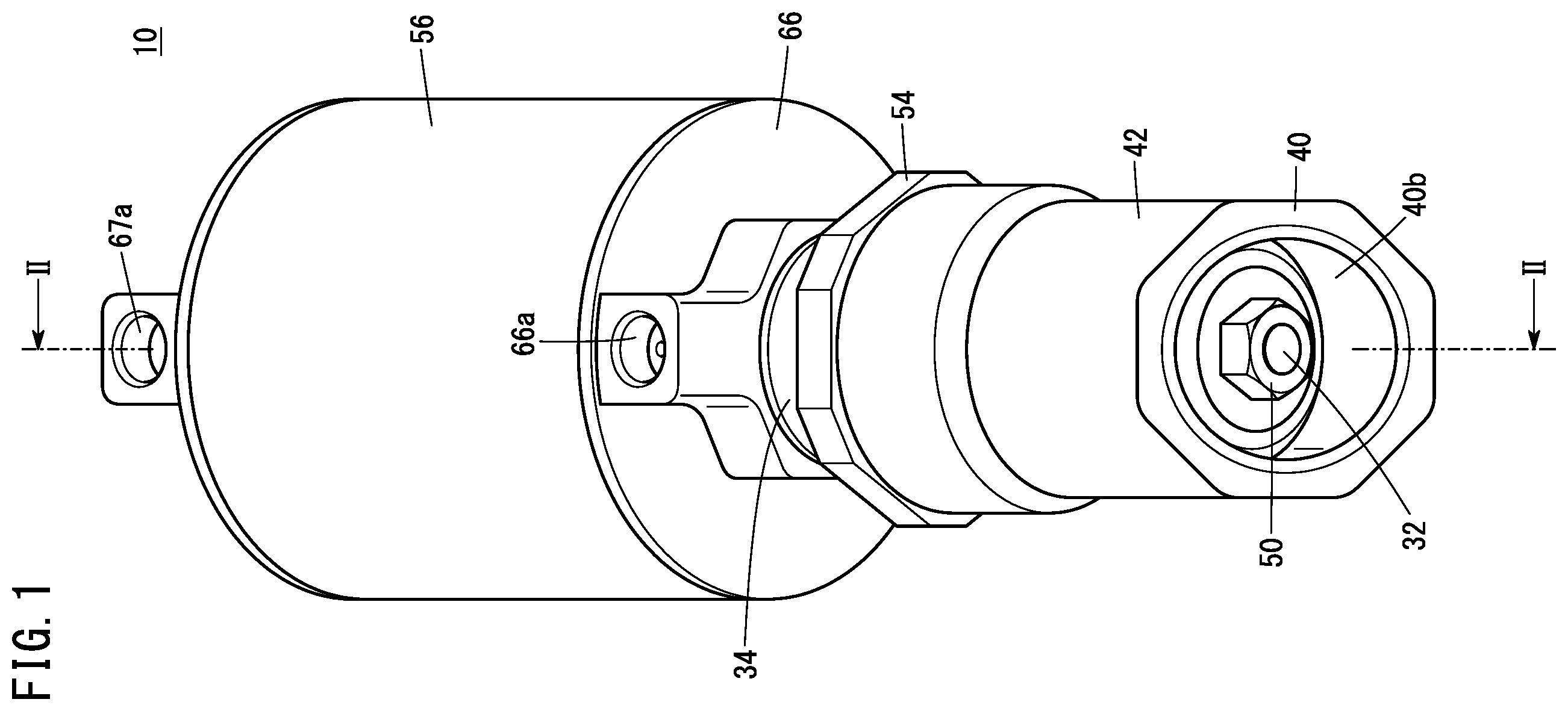 Patent US12410864 Figure 1 – Shaft sealing structure