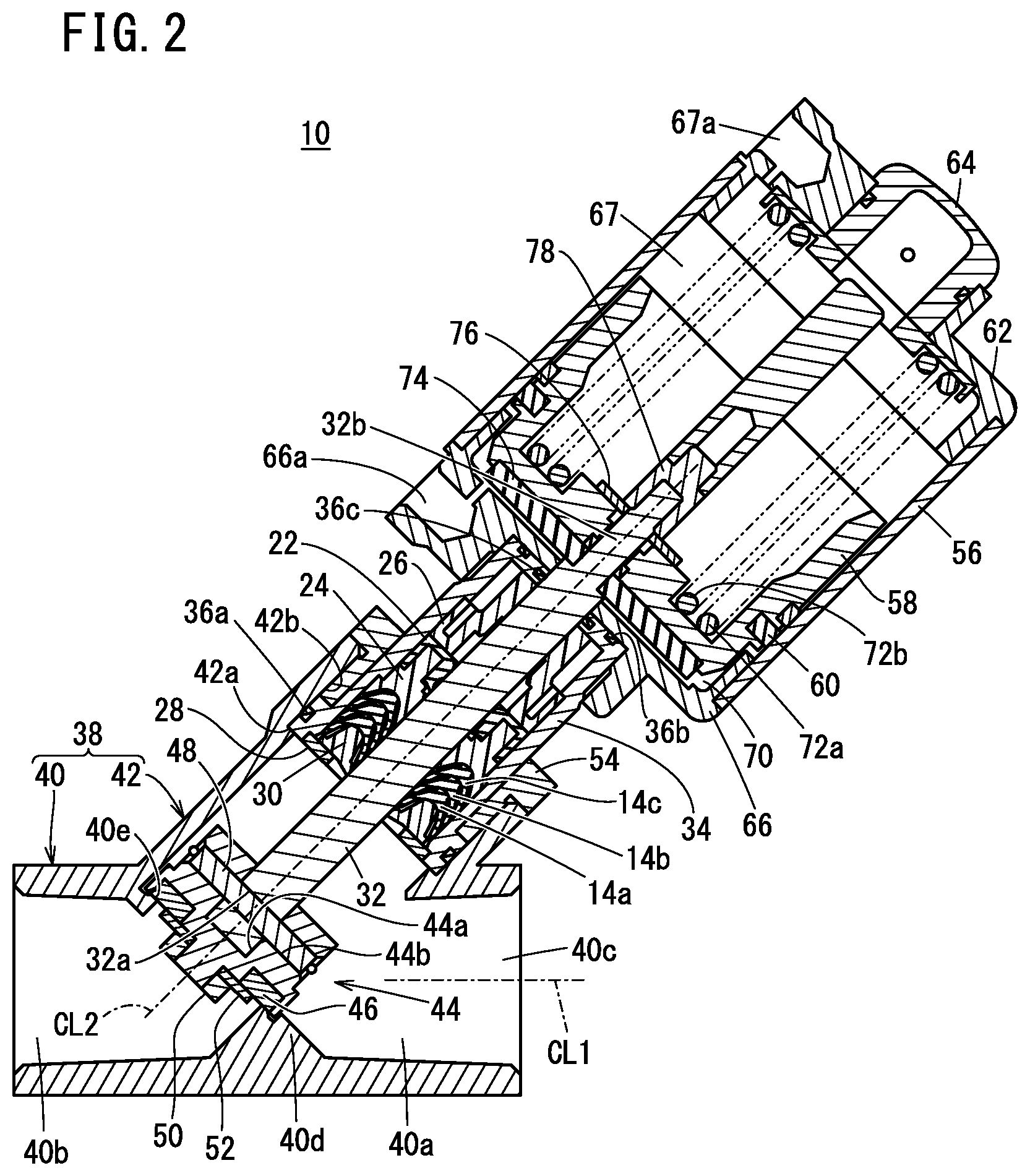 Patent US12410864 Figure 2 – Shaft sealing structure