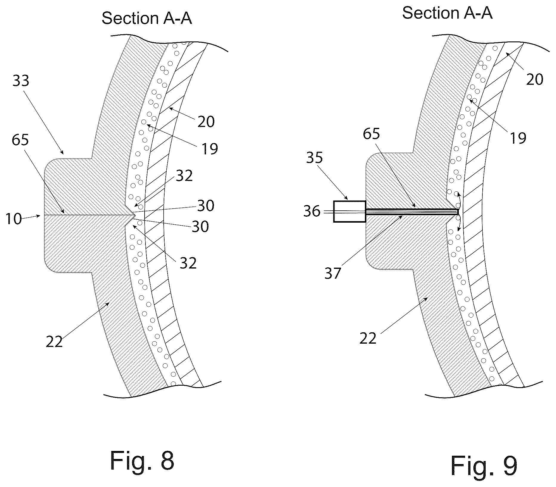 Patent US12410865 Figure 5 – Lubricating seal for reciprocating members