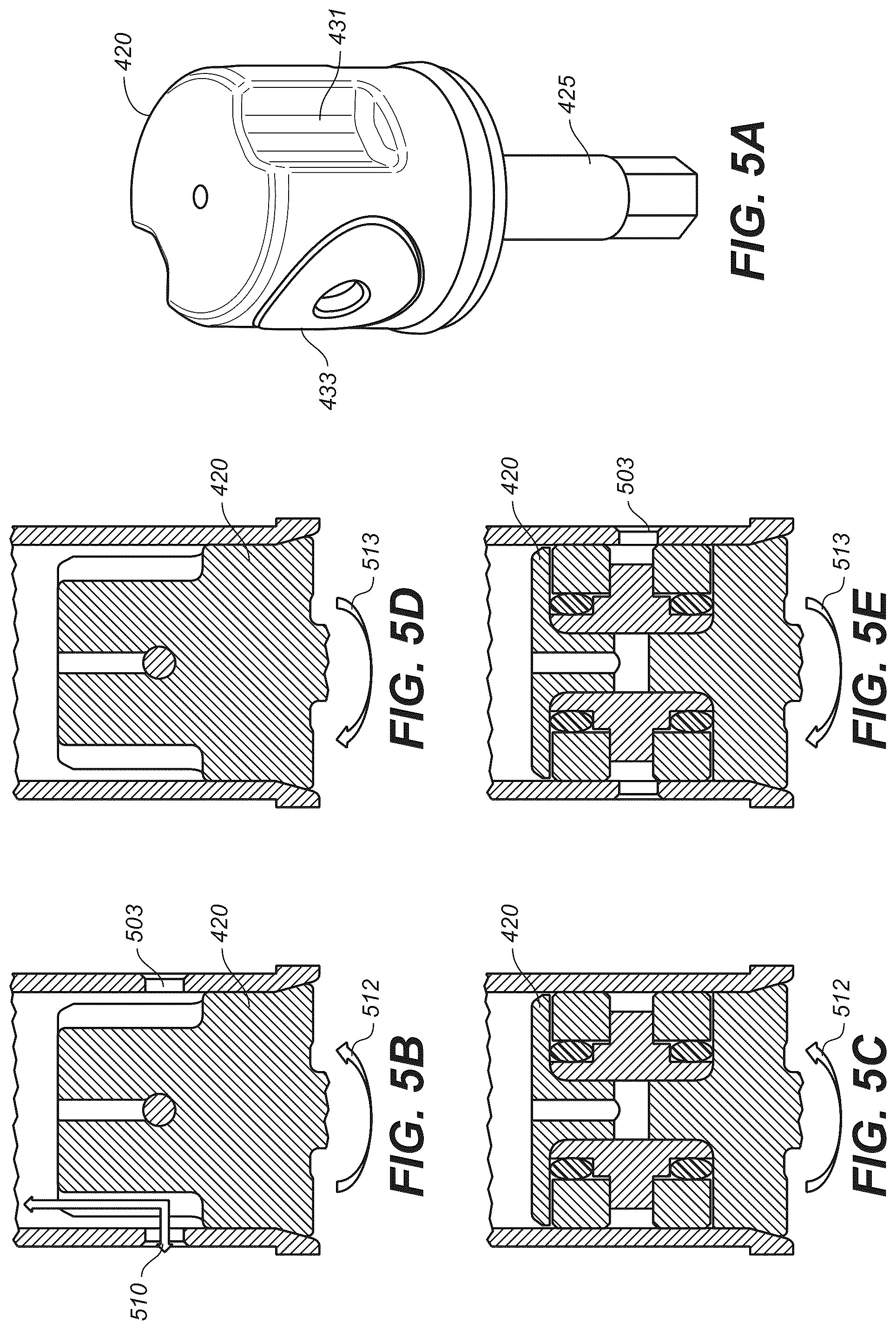 Patent US12410868 Figure 7 – Rotary flow control valve that requires no linear motion