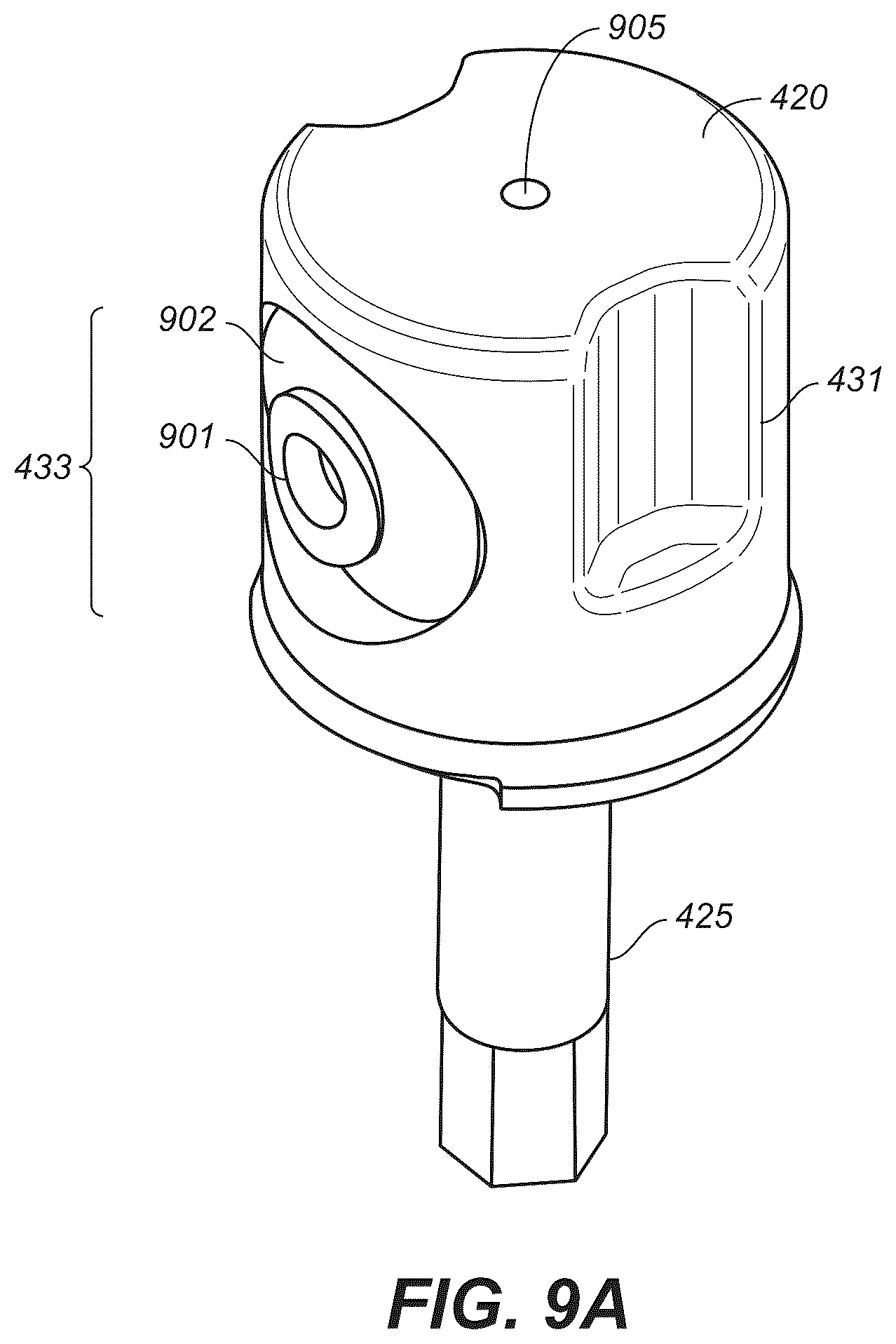 Patent US12410868 Figure 11 – Rotary flow control valve that requires no linear motion