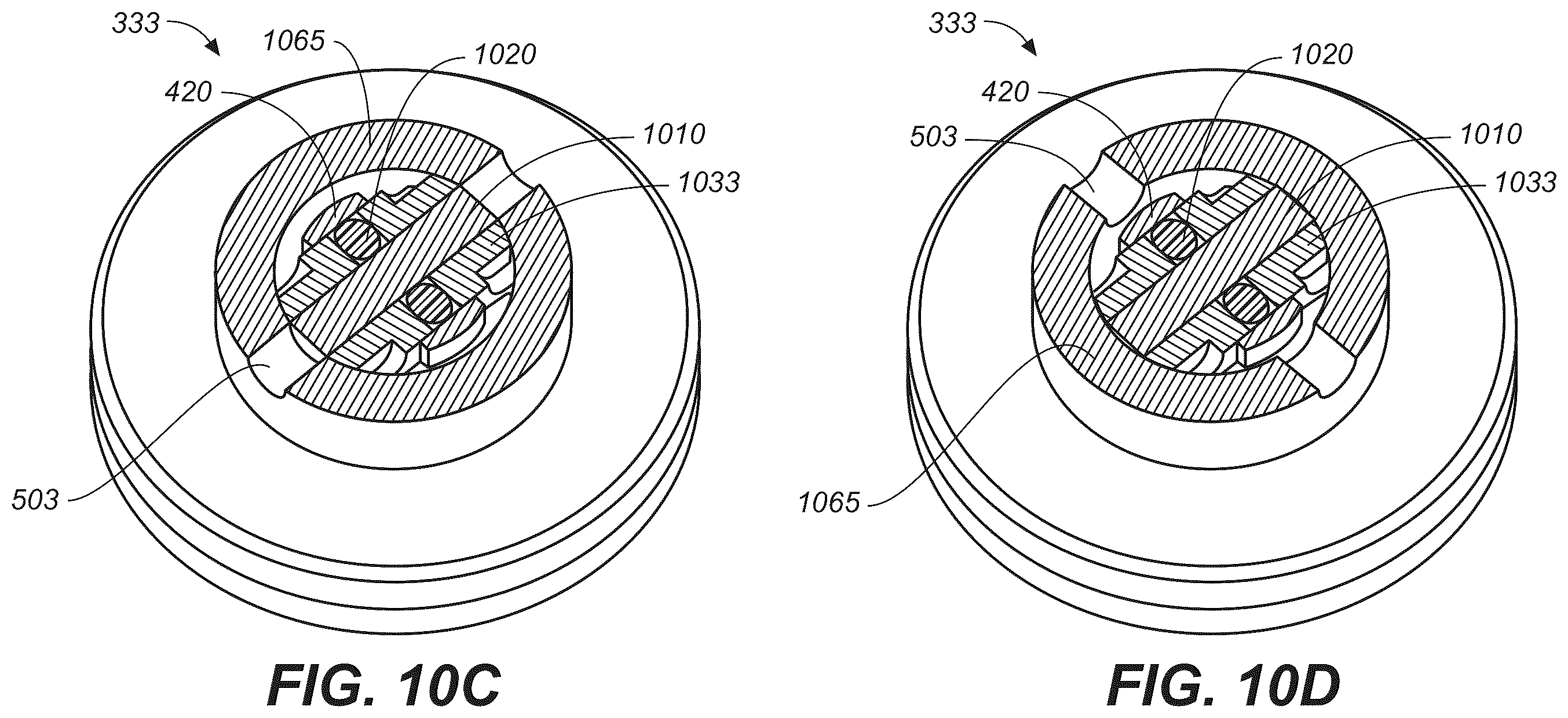 Patent US12410868 Figure 14 – Rotary flow control valve that requires no linear motion