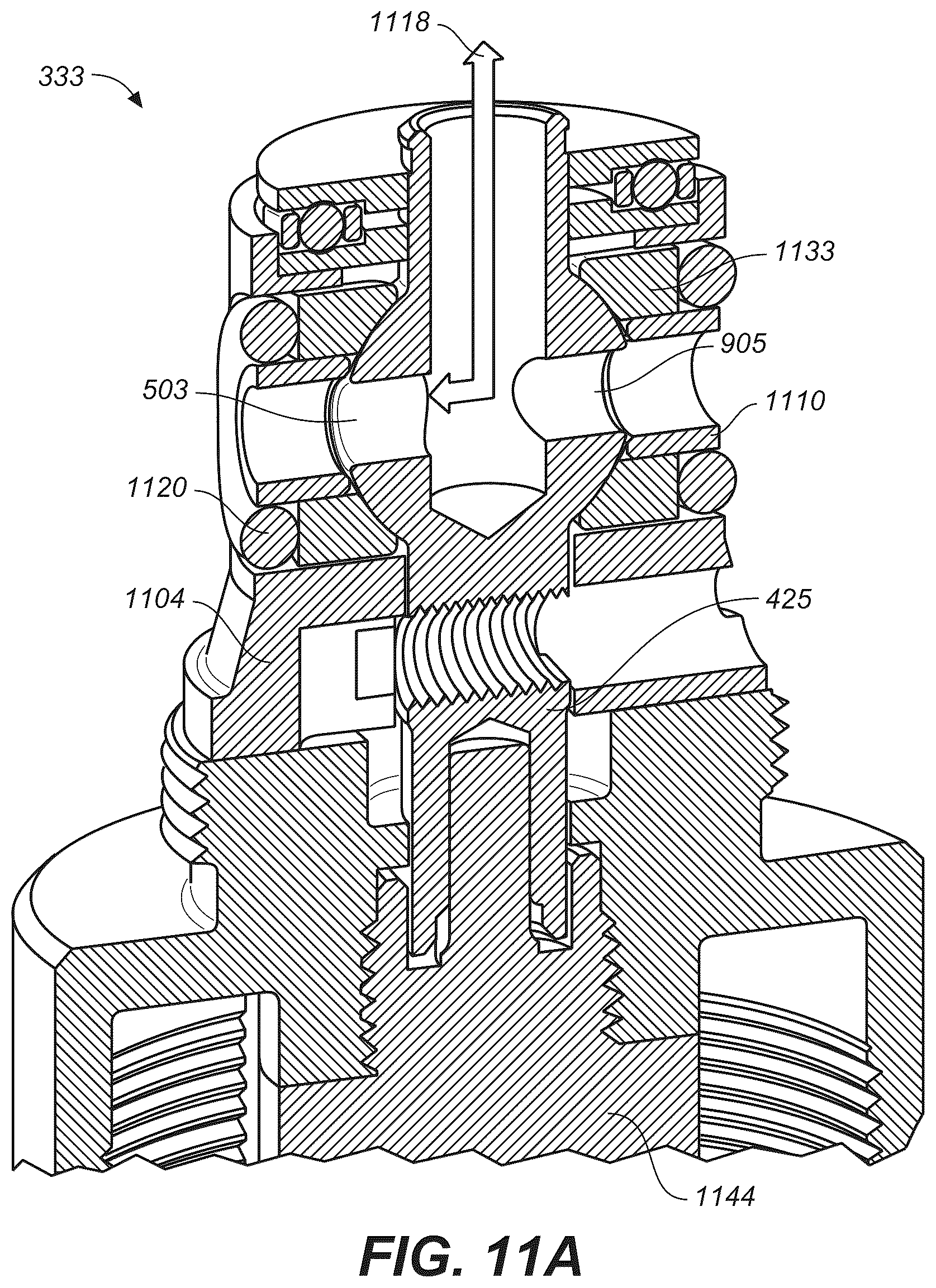 Patent US12410868 Figure 15 – Rotary flow control valve that requires no linear motion