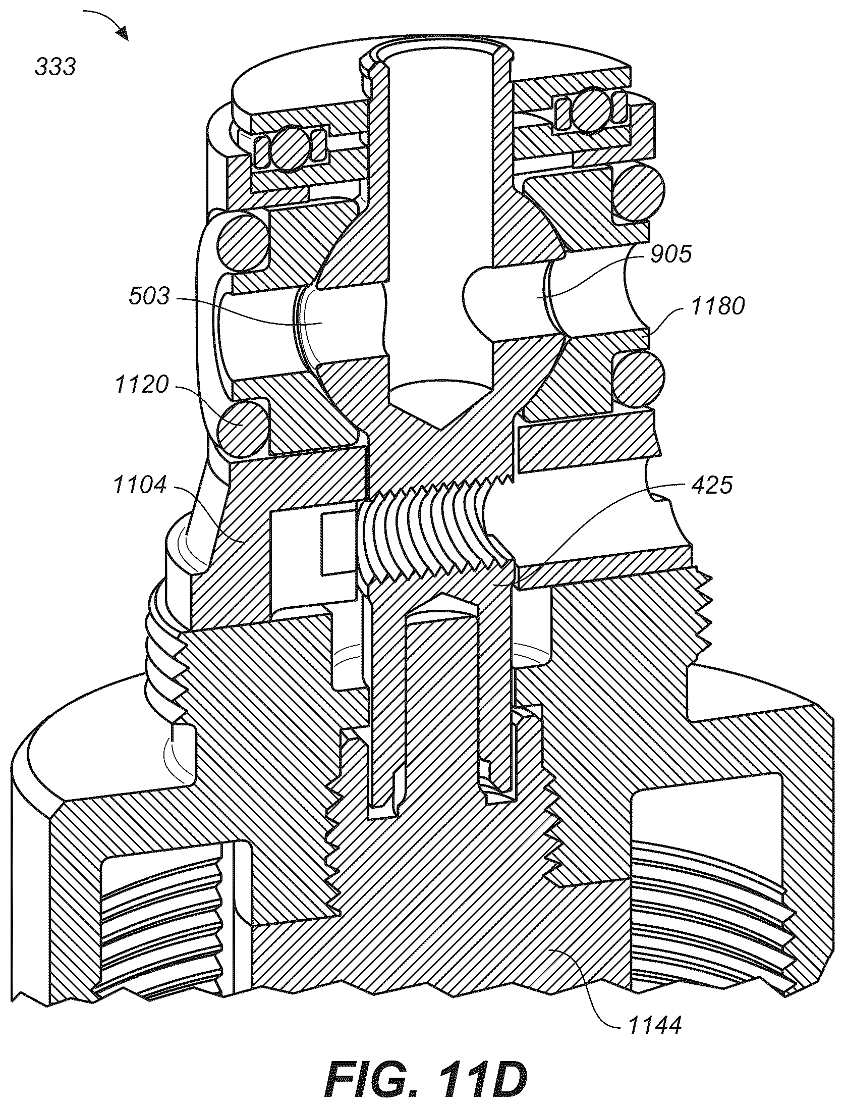 Patent US12410868 Figure 17 – Rotary flow control valve that requires no linear motion