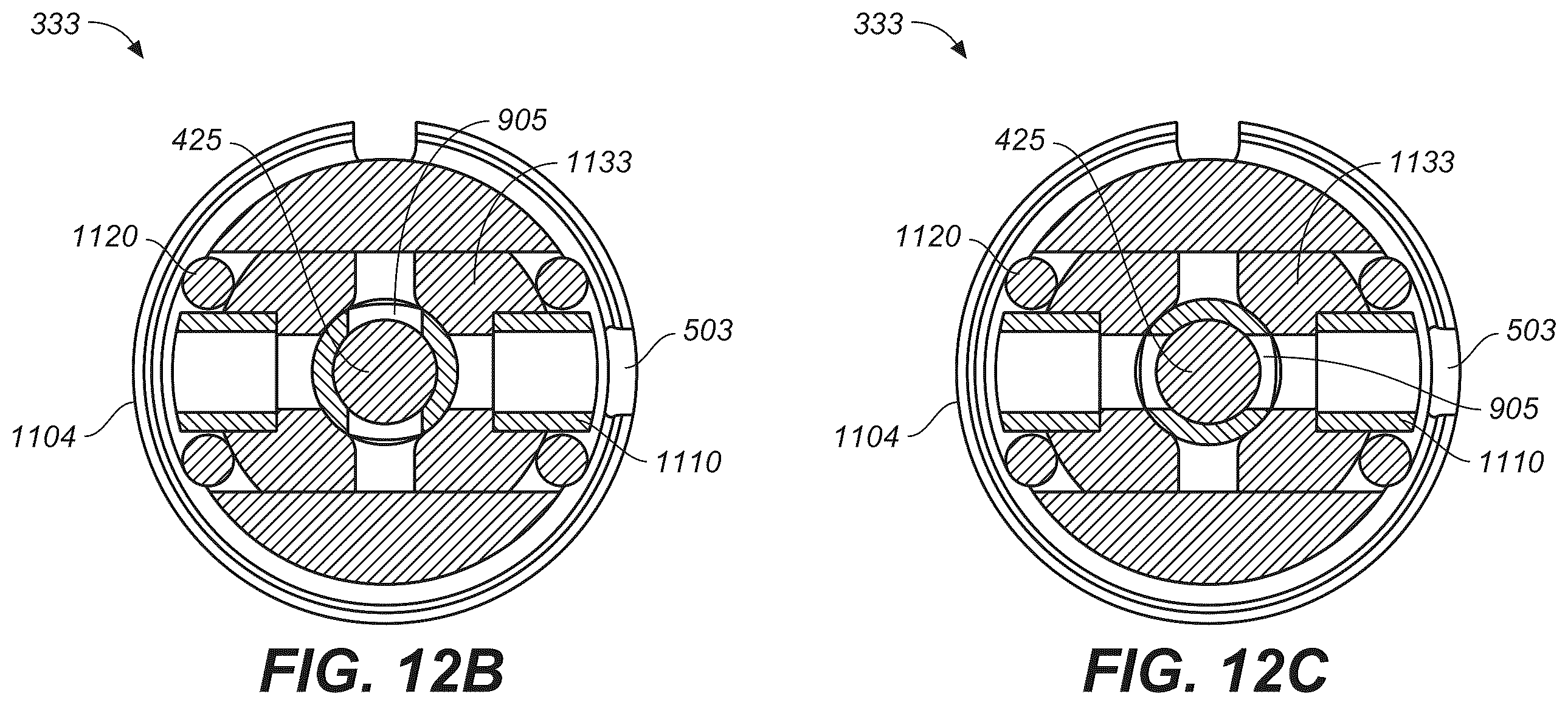 Patent US12410868 Figure 19 – Rotary flow control valve that requires no linear motion