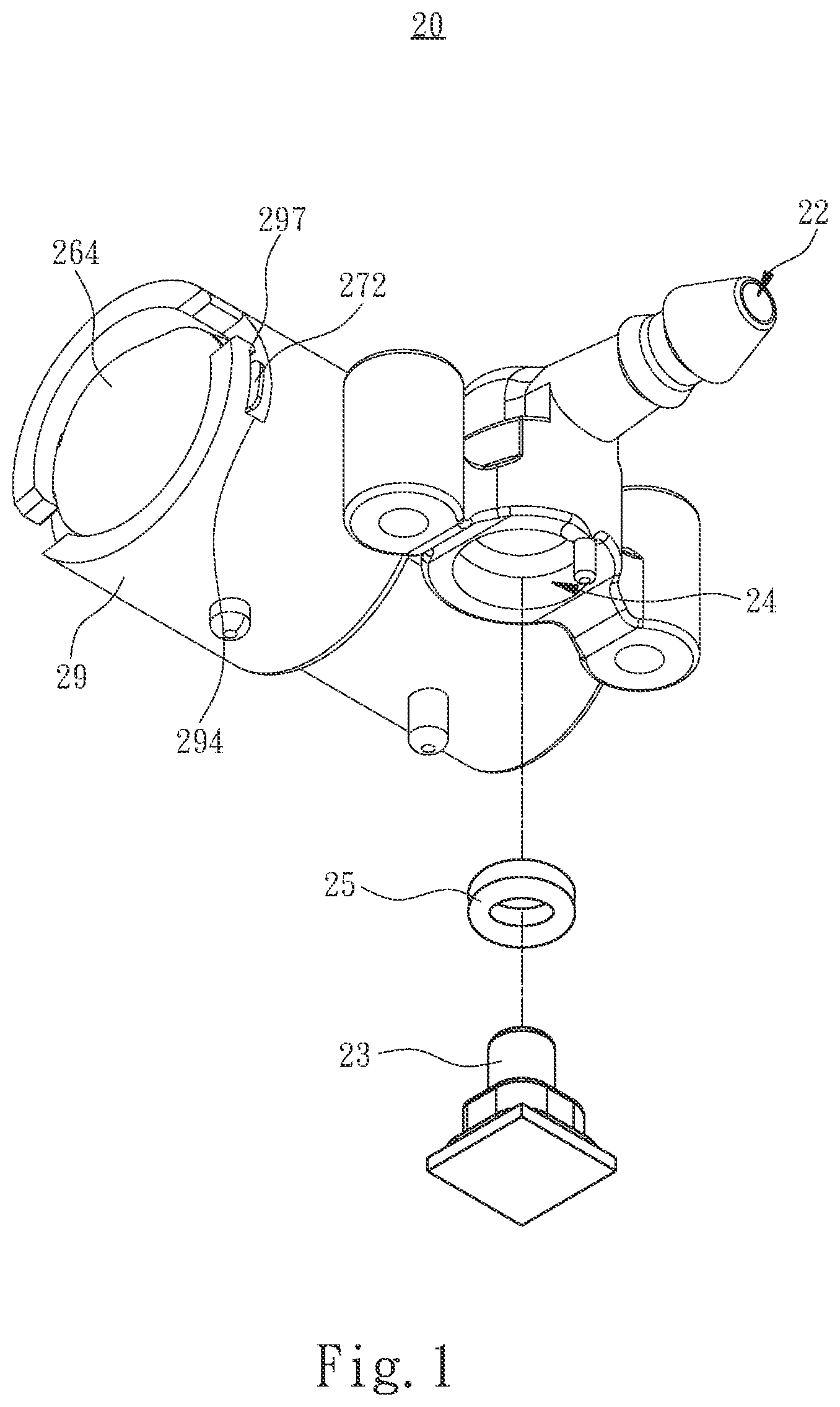 Patent US12410870 Figure 1 – Detection air faucet