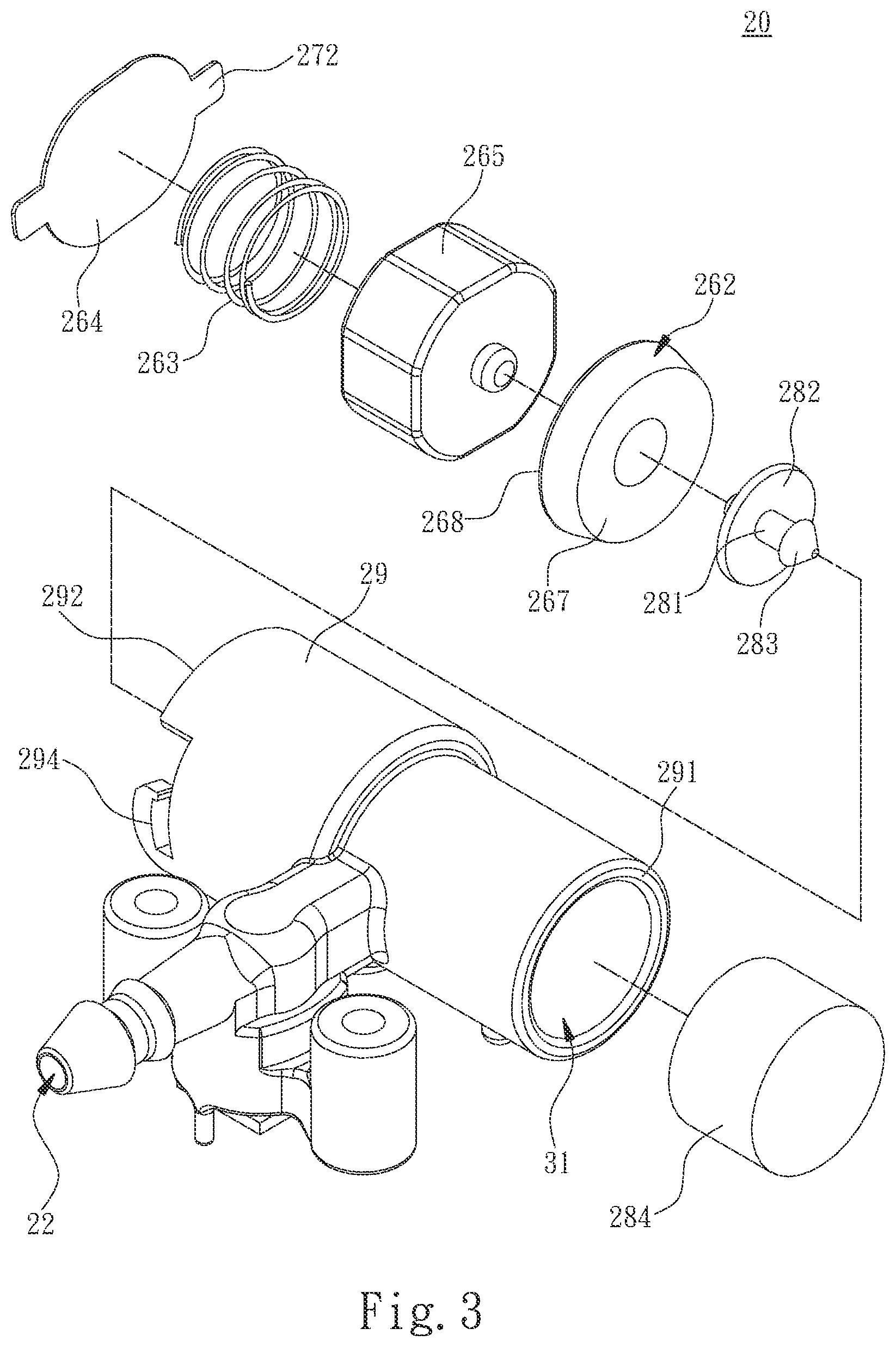 Patent US12410870 Figure 3 – Detection air faucet