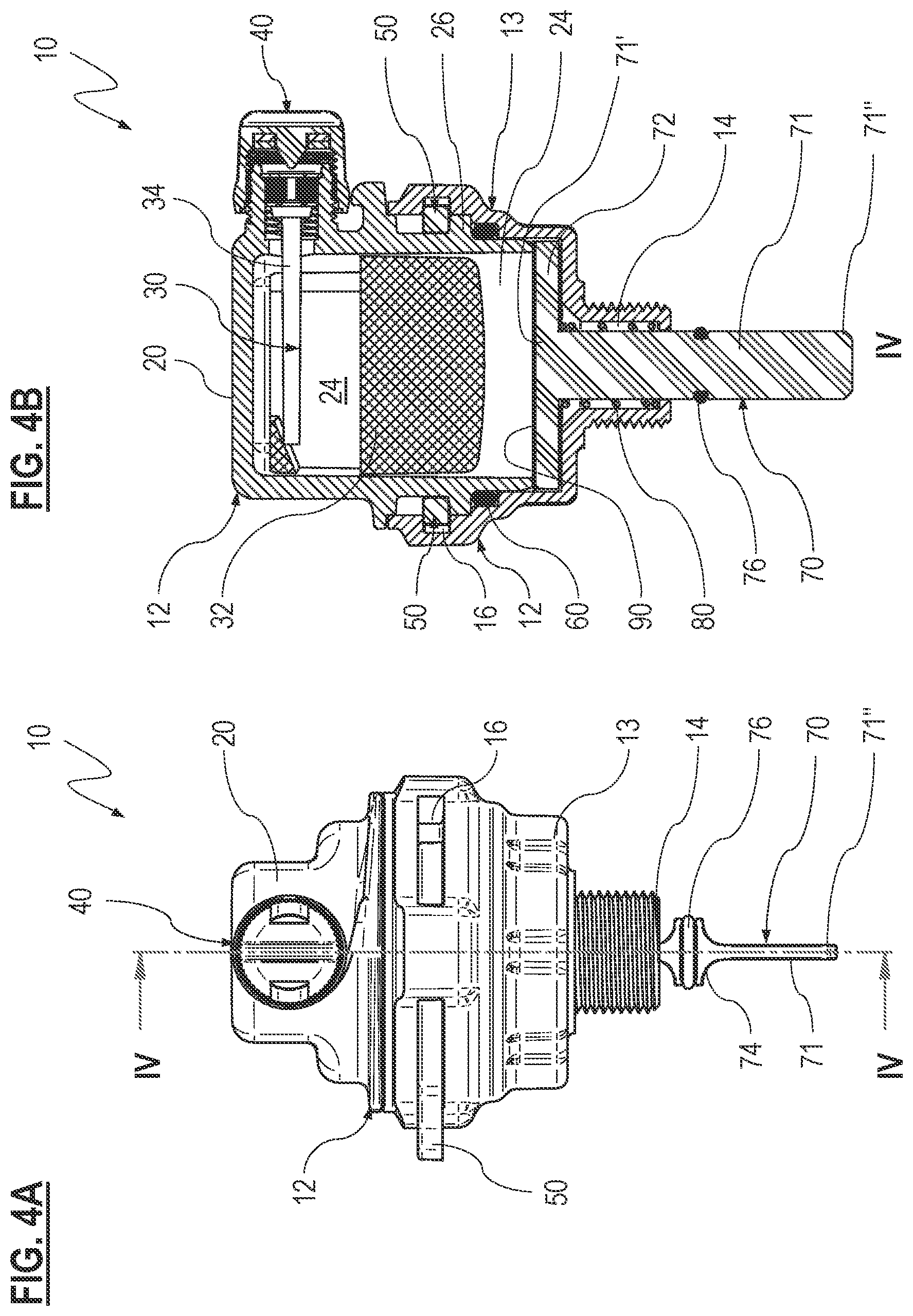Patent US12410871 Figure 4 – Deaerator with integrated shut-off valve