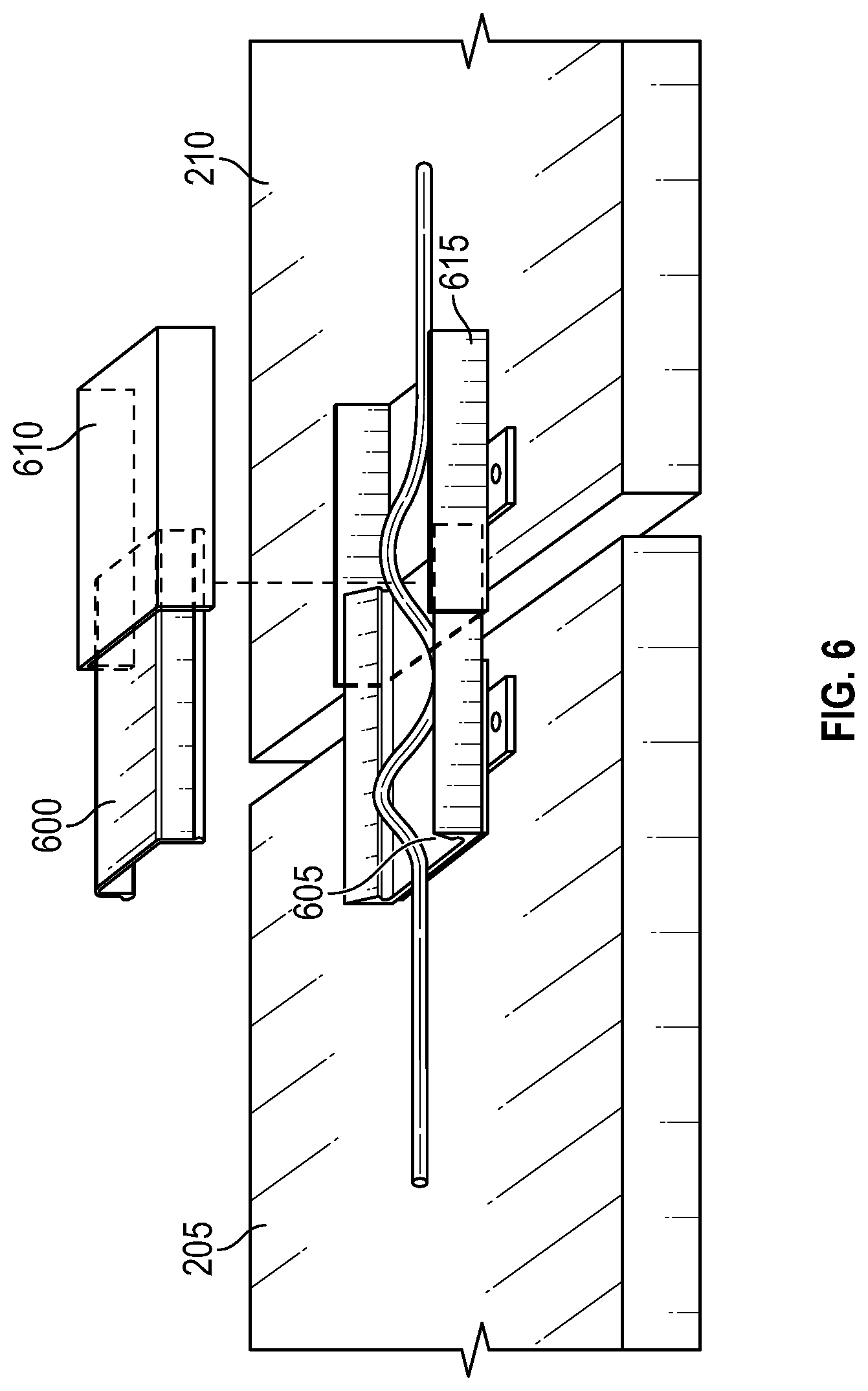 Patent US12410873 Figure 5 – Apparatus, system, and method for a tubular body to traverse a gap