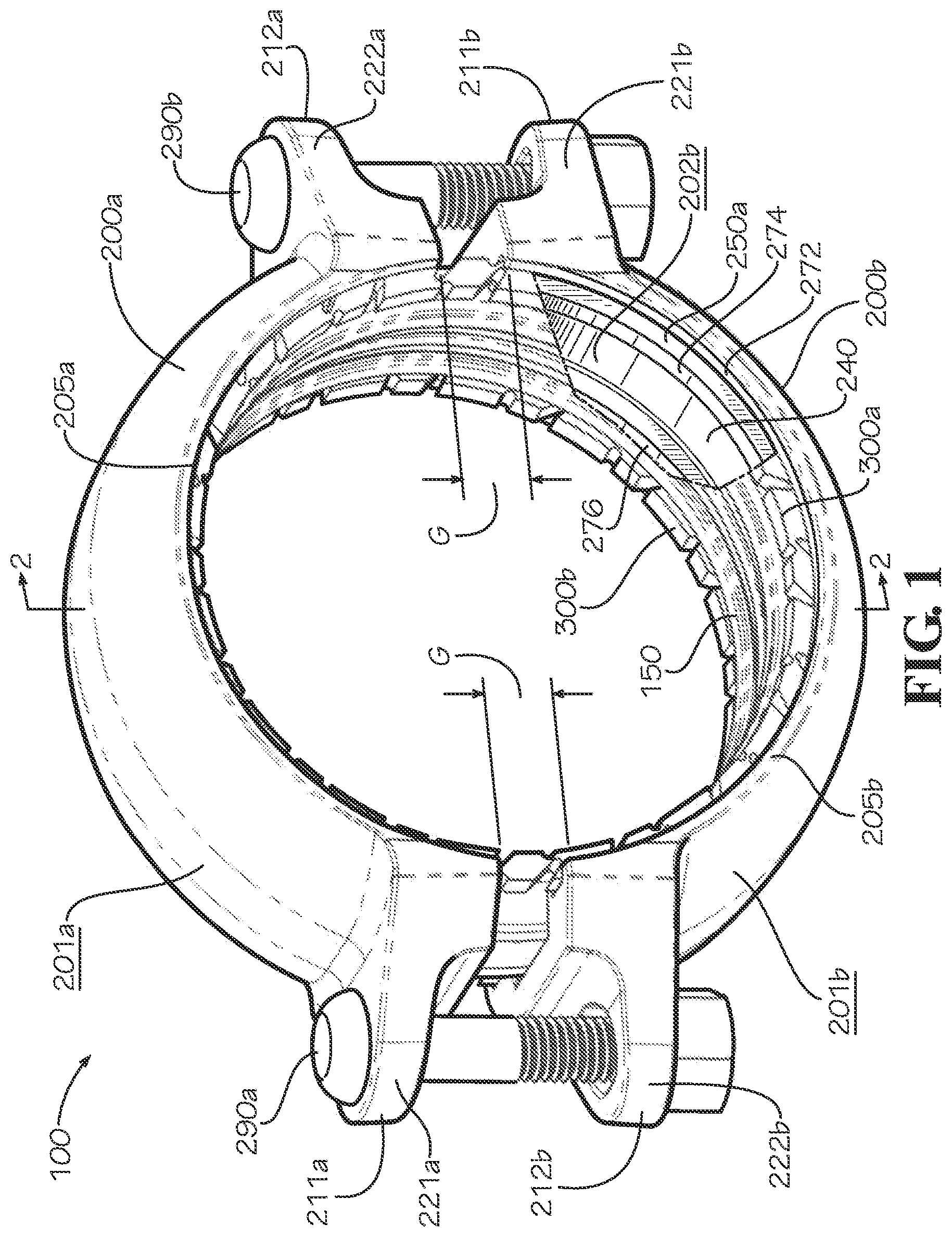 Patent US12410874 — Pipe coupling with pipe connection rings — Figure 1