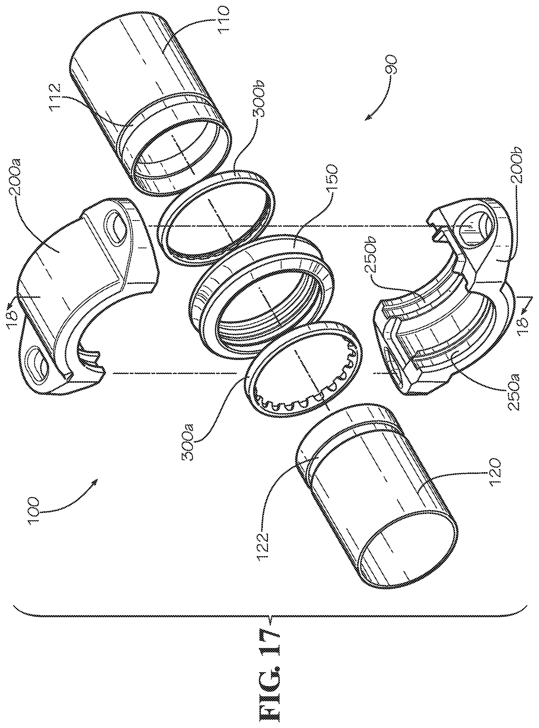 Patent US12410874 Figure 16 – Pipe coupling with pipe connection rings
