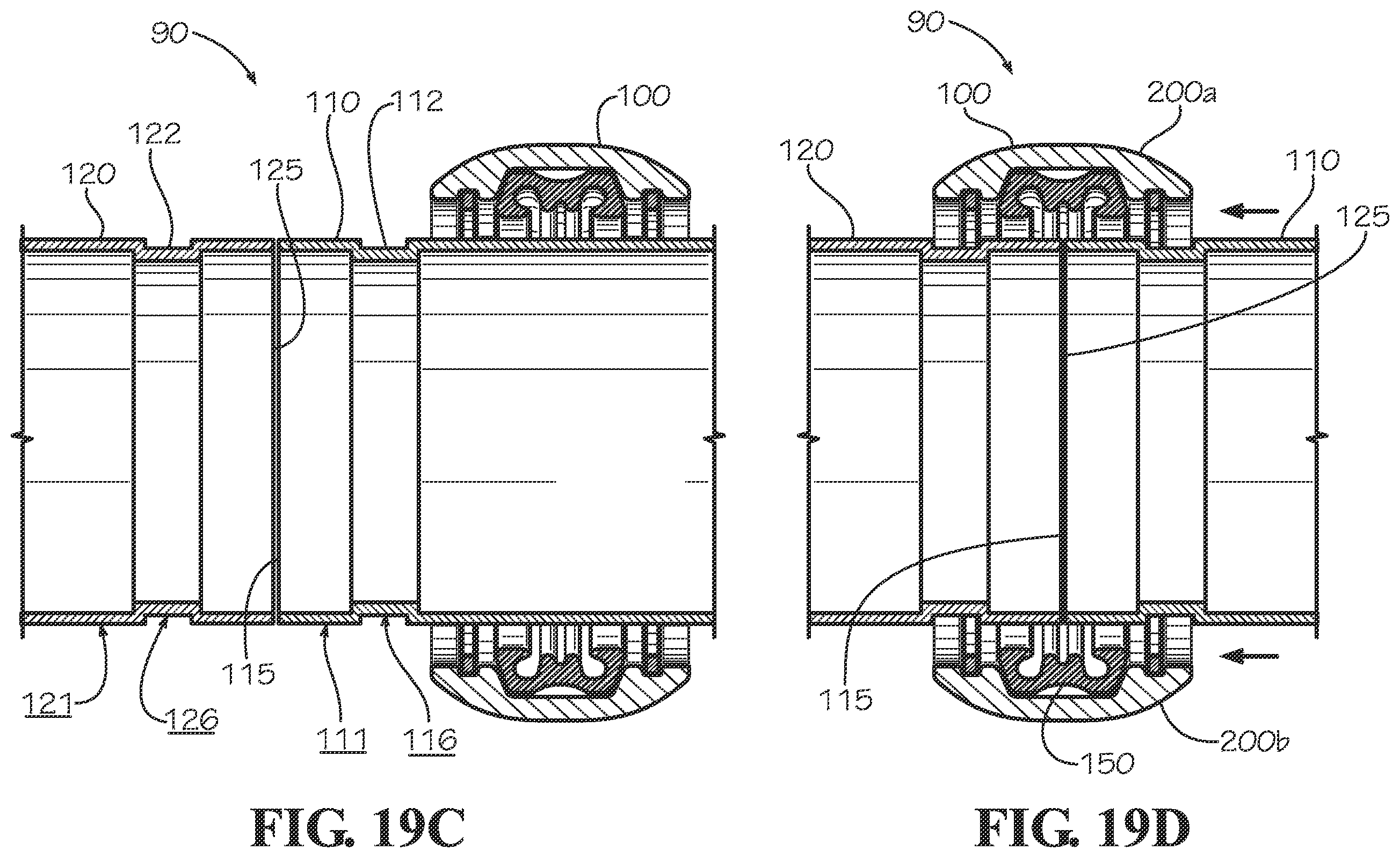 Patent US12410874 Figure 19 – Pipe coupling with pipe connection rings