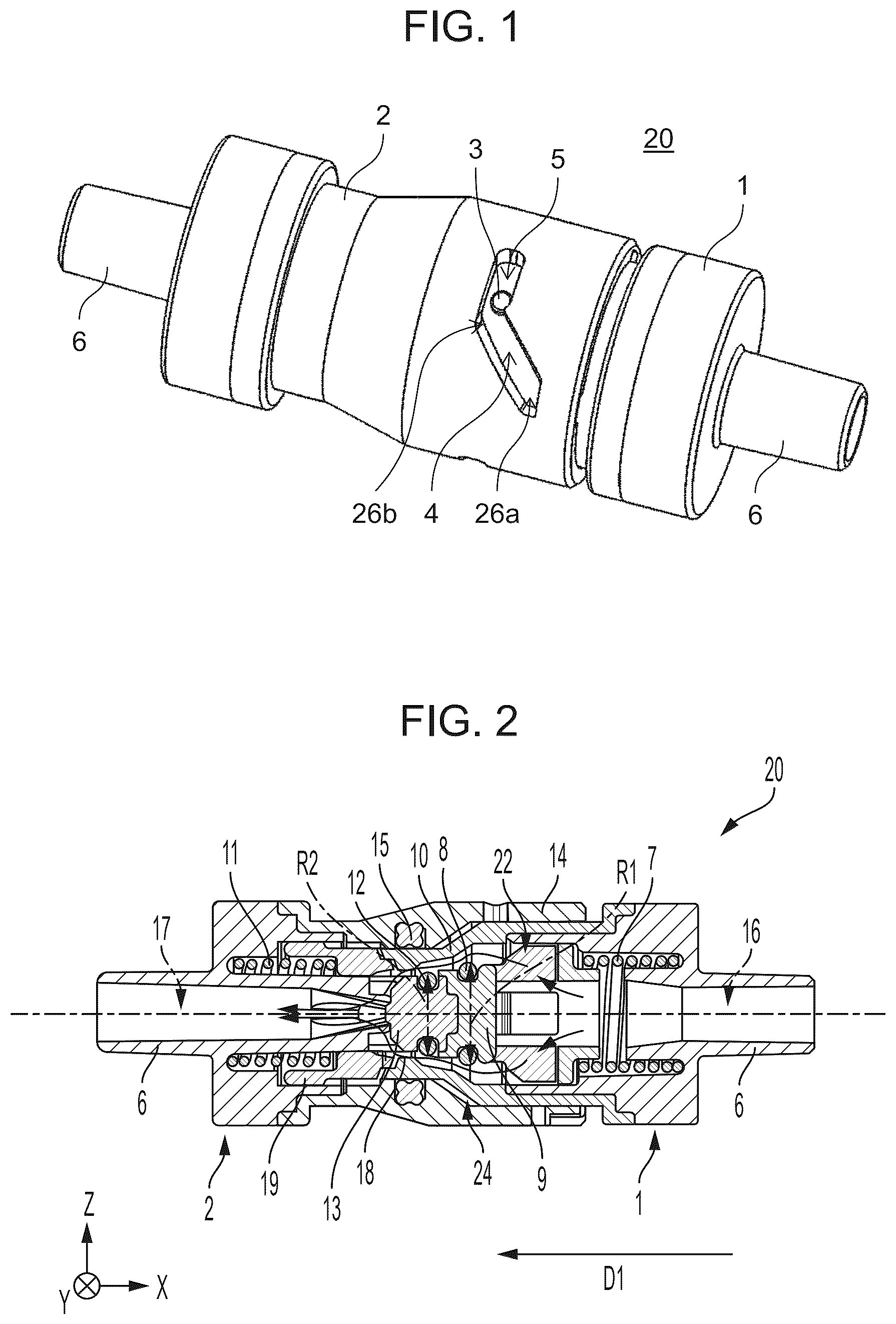 Patent US12410877 Figure 1 – Tube coupling