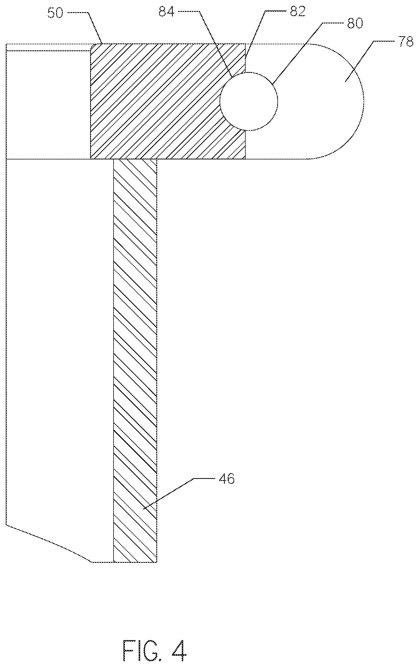 Patent US12410879 Figure 4 – Latch assembly for use with an inversion drum