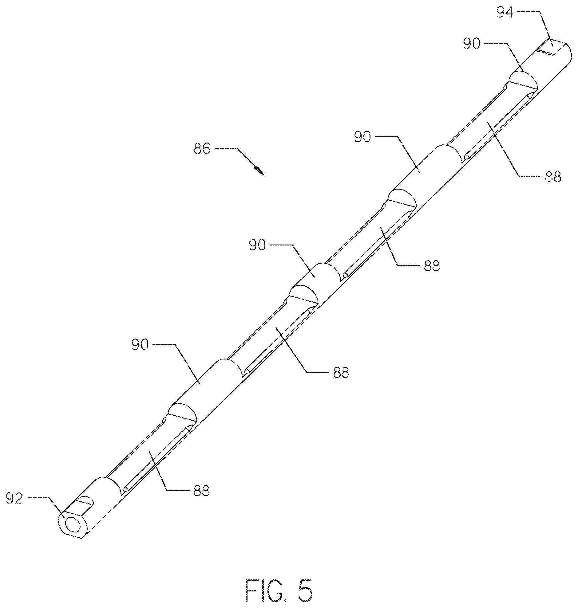 Patent US12410879 Figure 5 – Latch assembly for use with an inversion drum