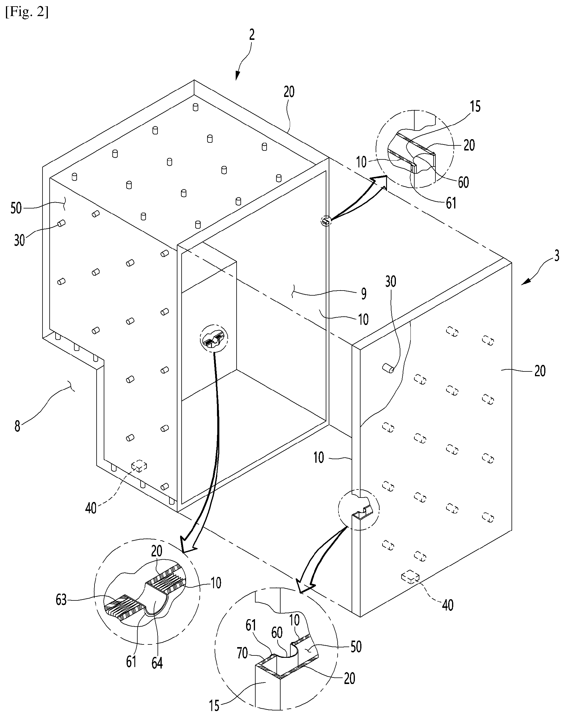 Patent US12410882 Figure 2 – Vacuum adiabatic body