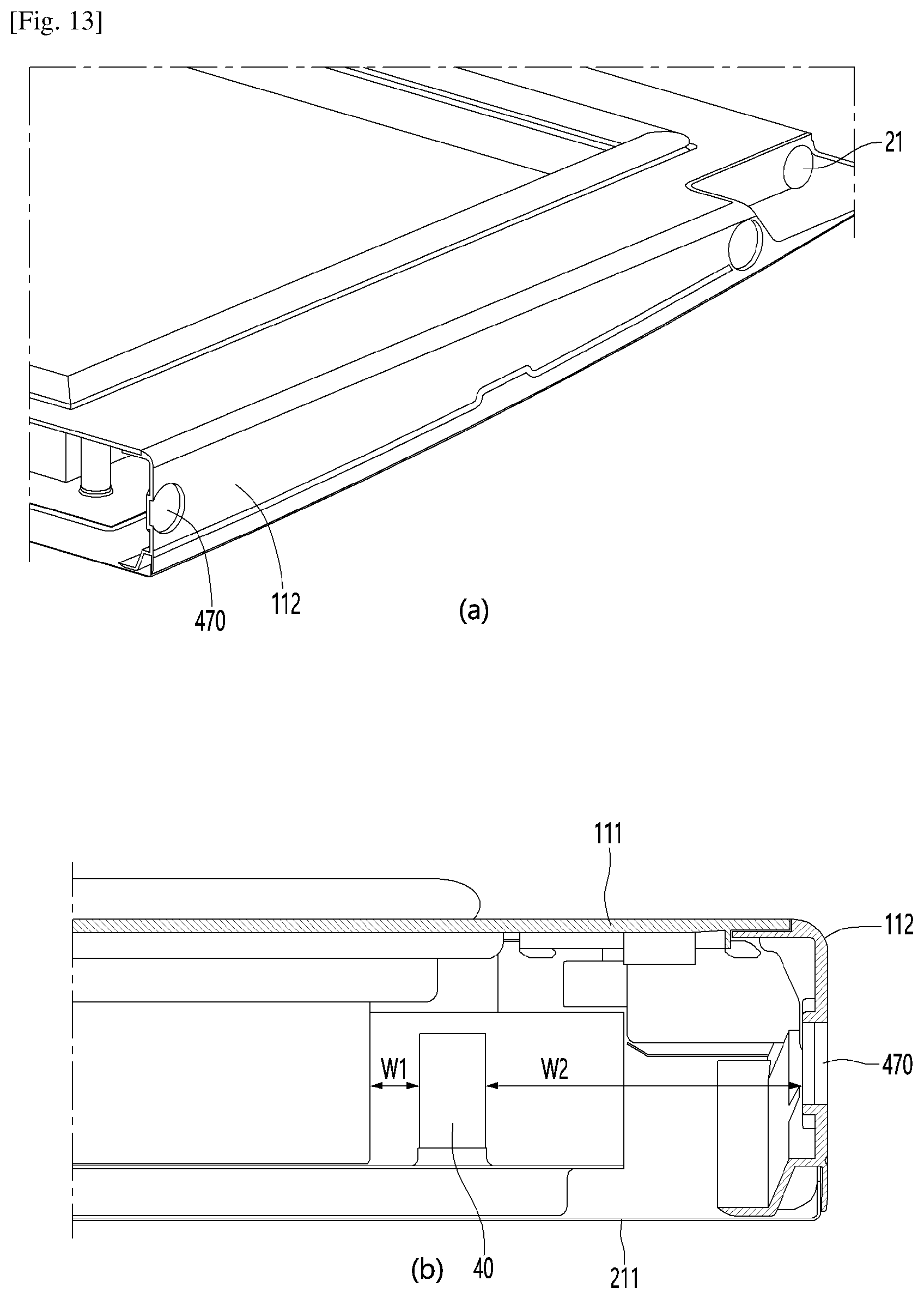 Patent US12410882 Figure 13 – Vacuum adiabatic body