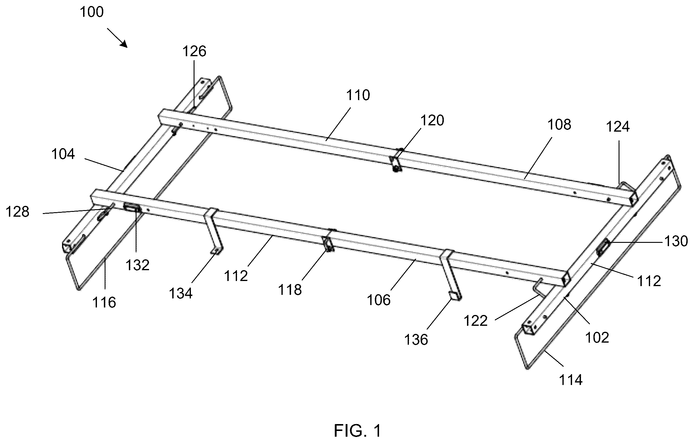 Patent US12410883 Figure 1 – Air handler mount