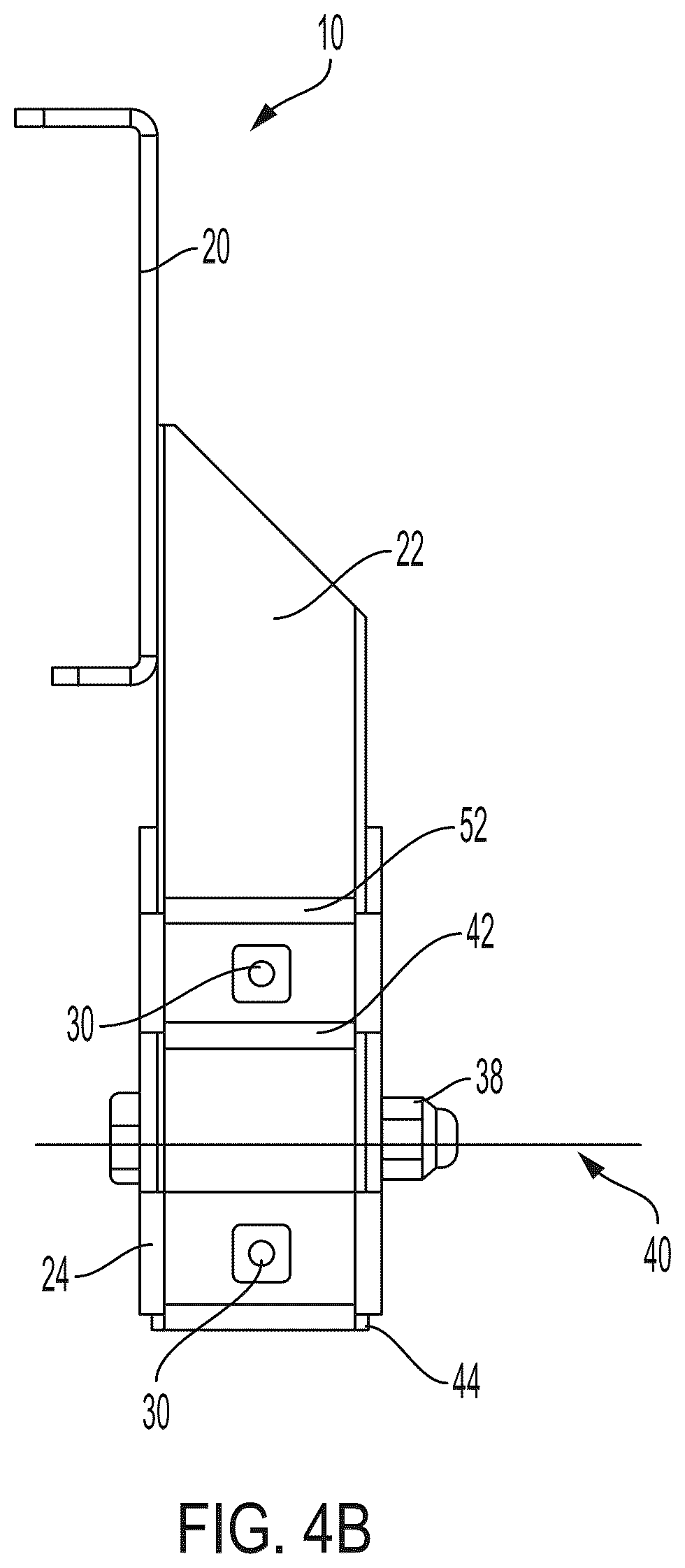 Patent US12410884 Figure 5 – Compact swing arm assemblies