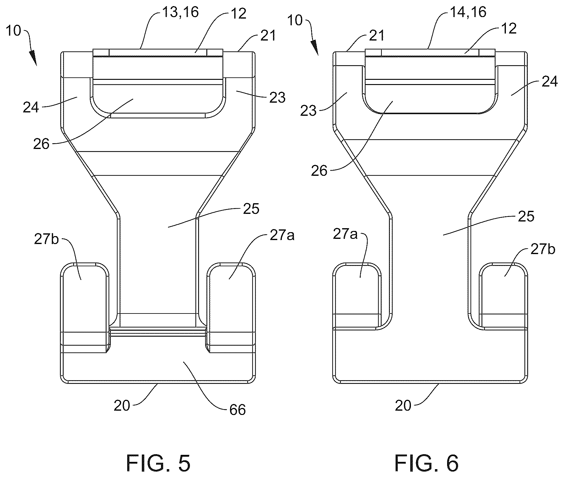 Patent US12410885 Figure 5 – Ceiling mounted plastic storage bin holder