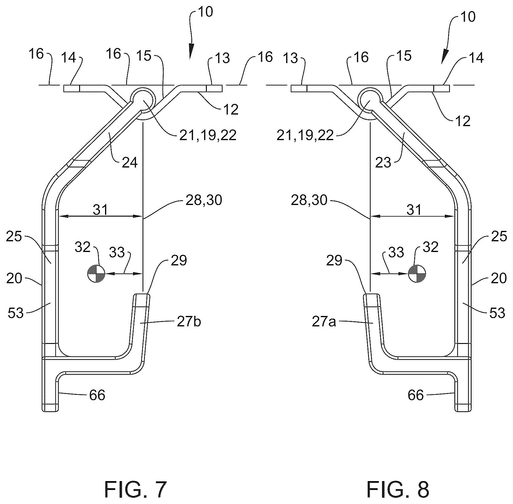 Patent US12410885 Figure 6 – Ceiling mounted plastic storage bin holder