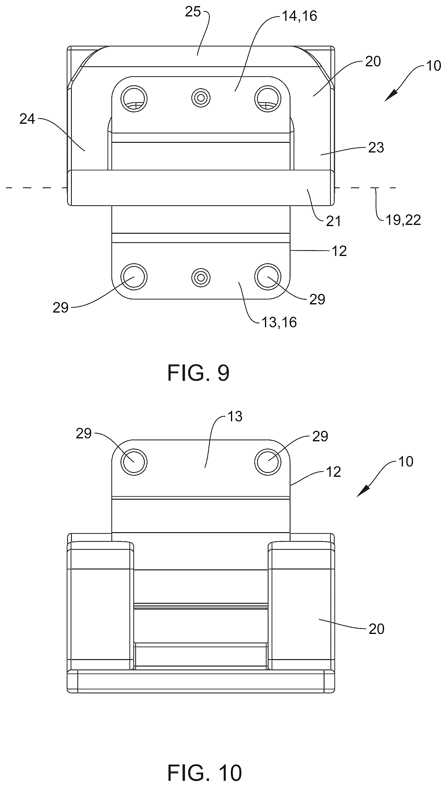 Patent US12410885 Figure 7 – Ceiling mounted plastic storage bin holder