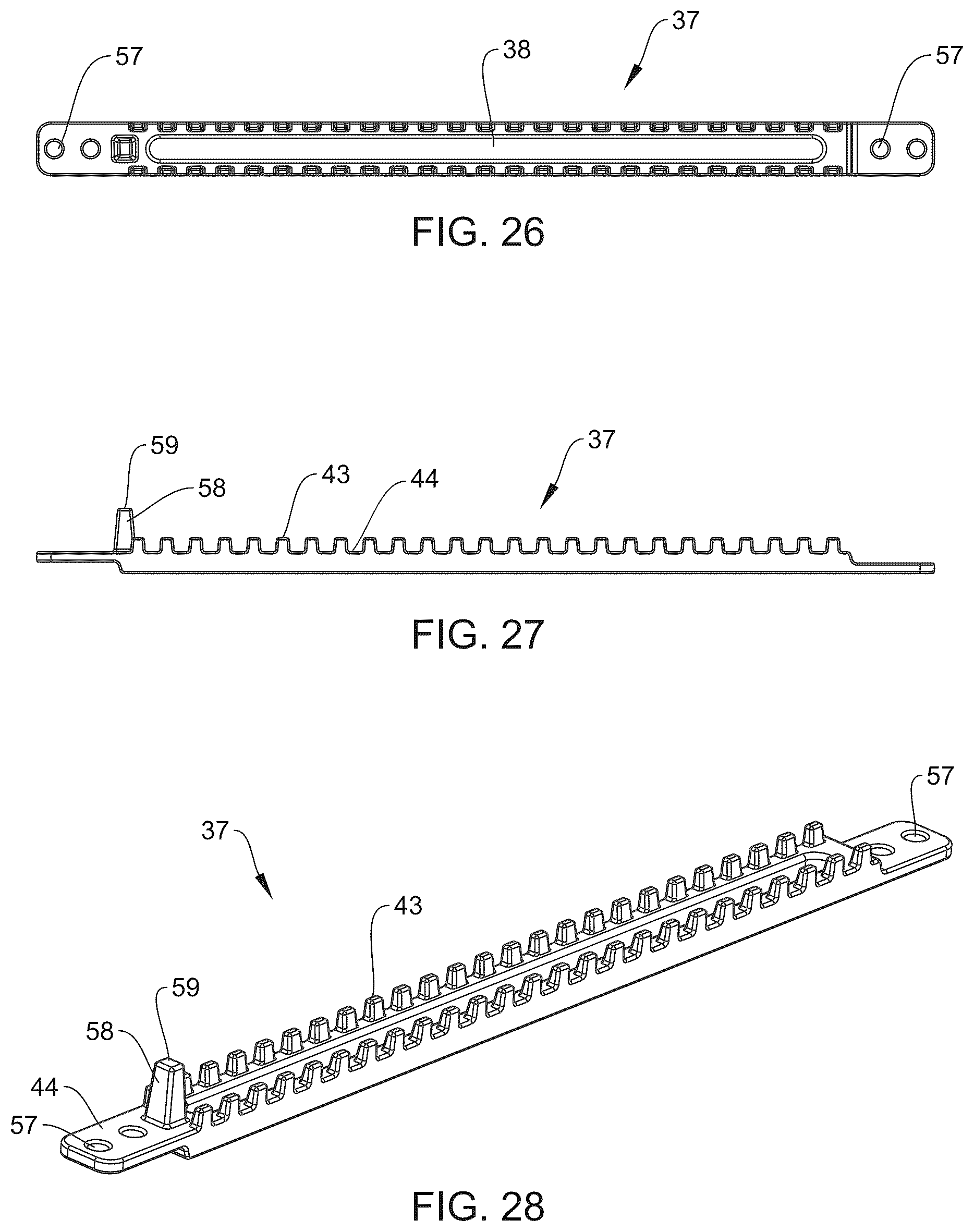 Patent US12410885 Figure 15 – Ceiling mounted plastic storage bin holder