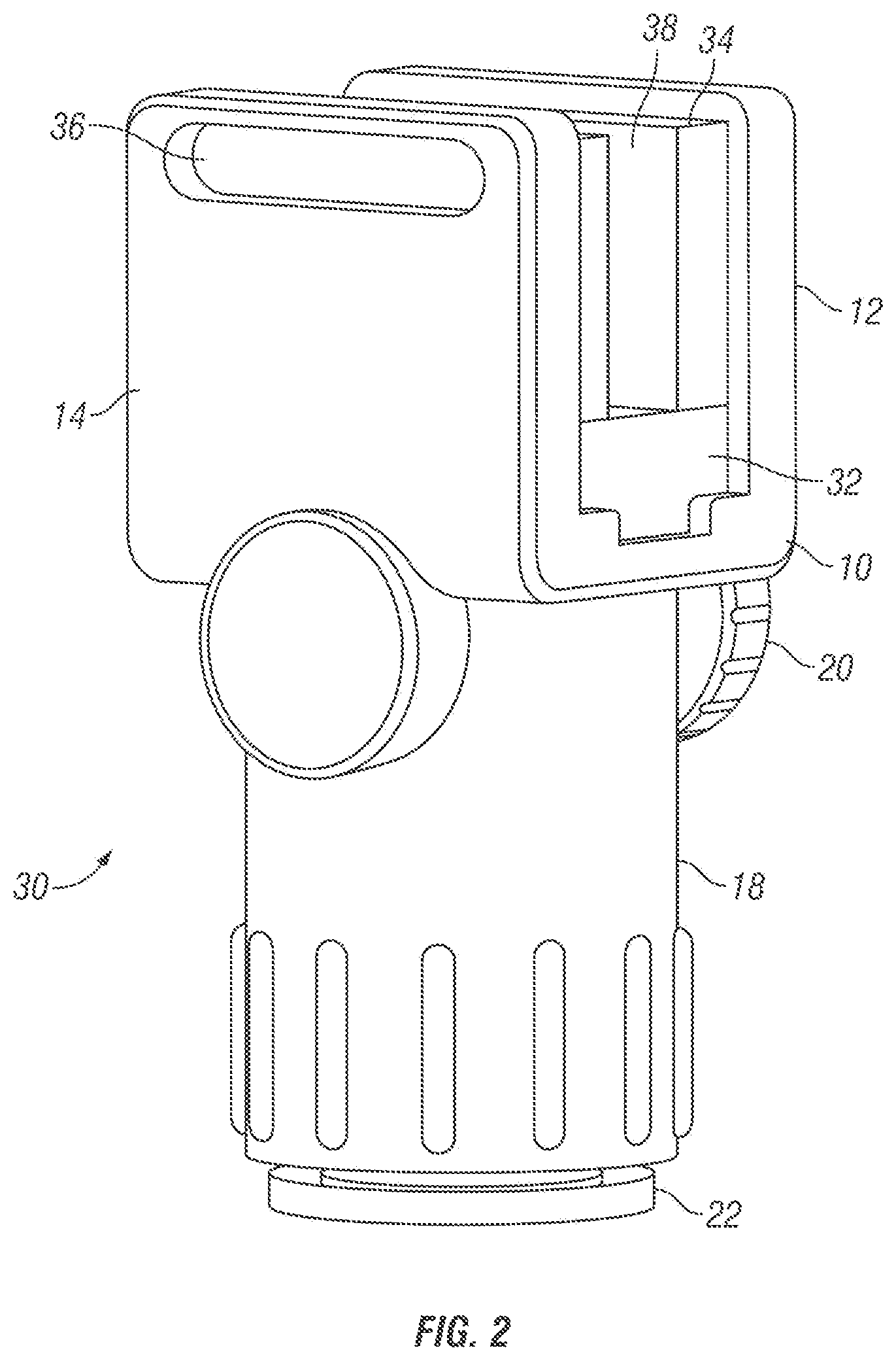 Patent US12410886 Figure 2 – Chain lubricant applicator apparatus