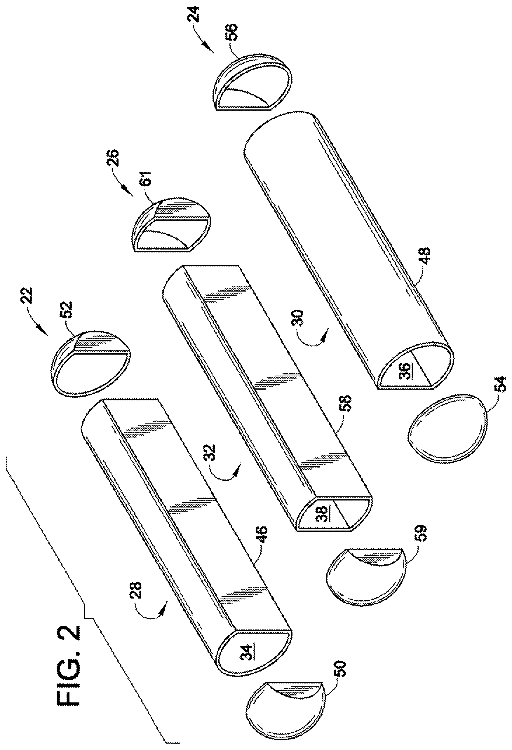 Patent US12410887 Figure 2 – Composite pressure vessel assembly and method of manufacturing