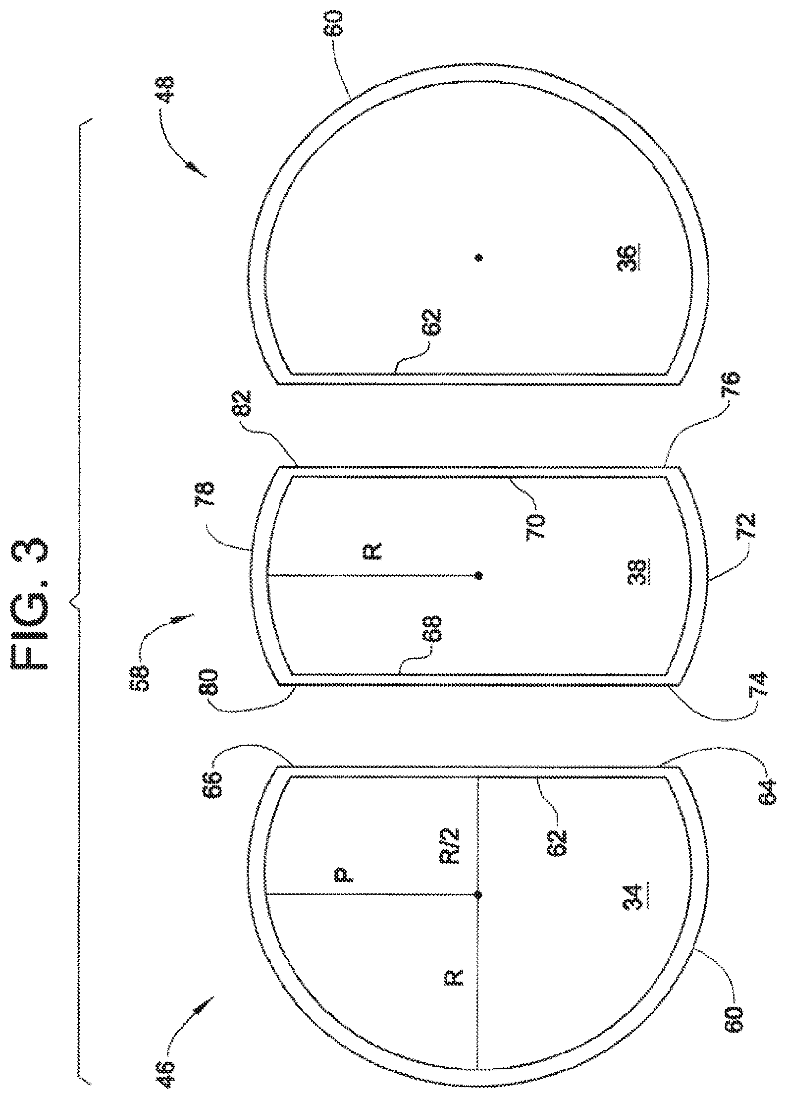 Patent US12410887 Figure 3 – Composite pressure vessel assembly and method of manufacturing