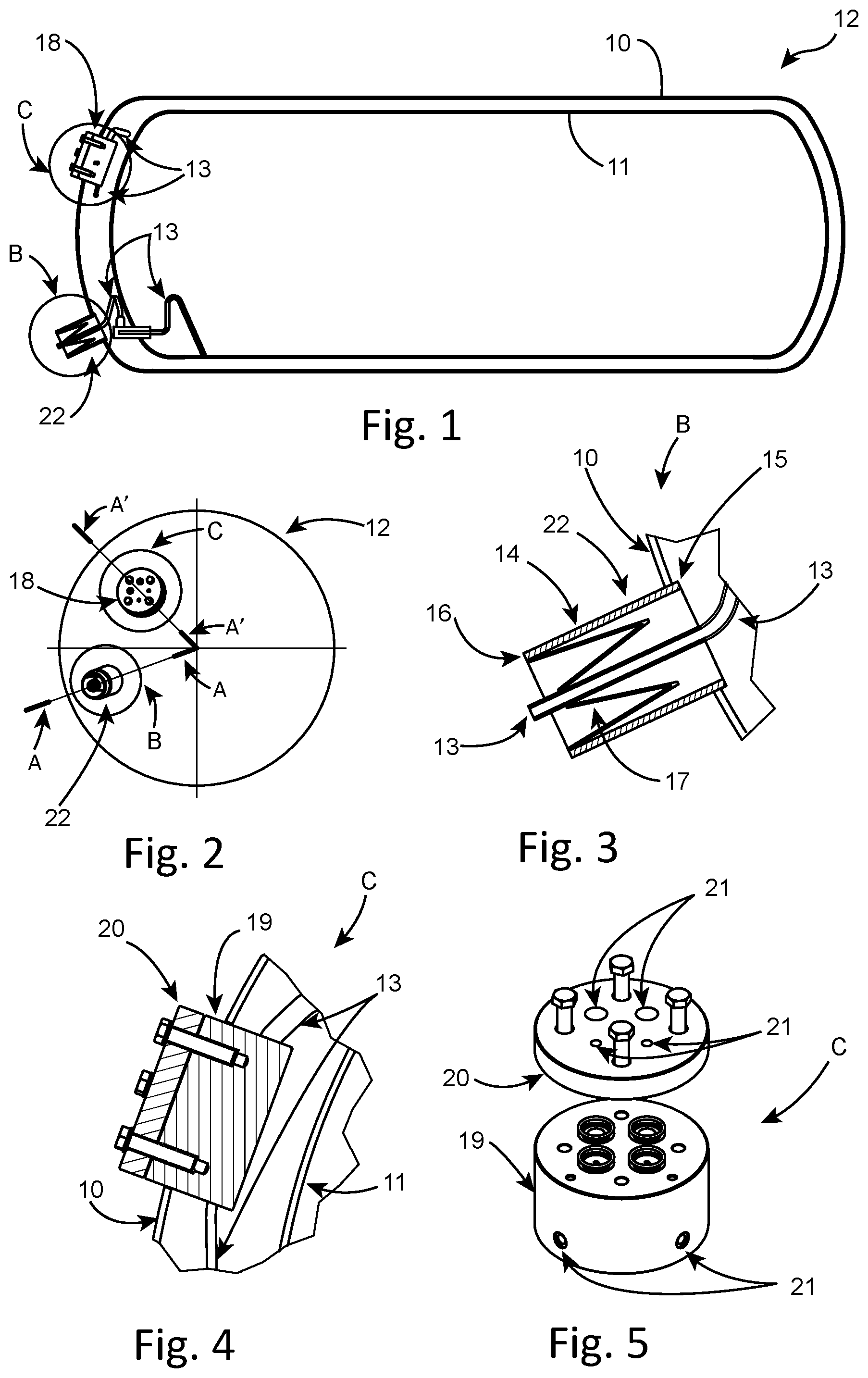 Patent US12410889 Figure 1 – Tank for transporting cryogenic fluids