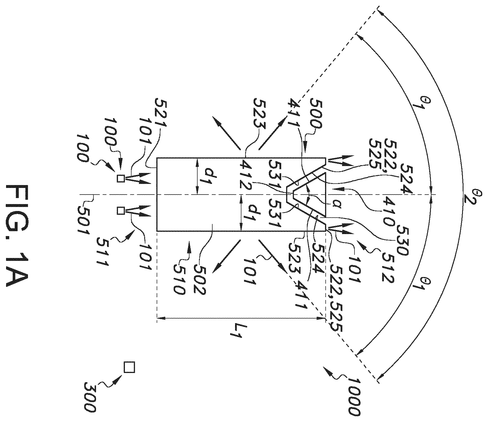 Patent US12410891 Figure 1 – Lightguide lamp with crosstalk prevention