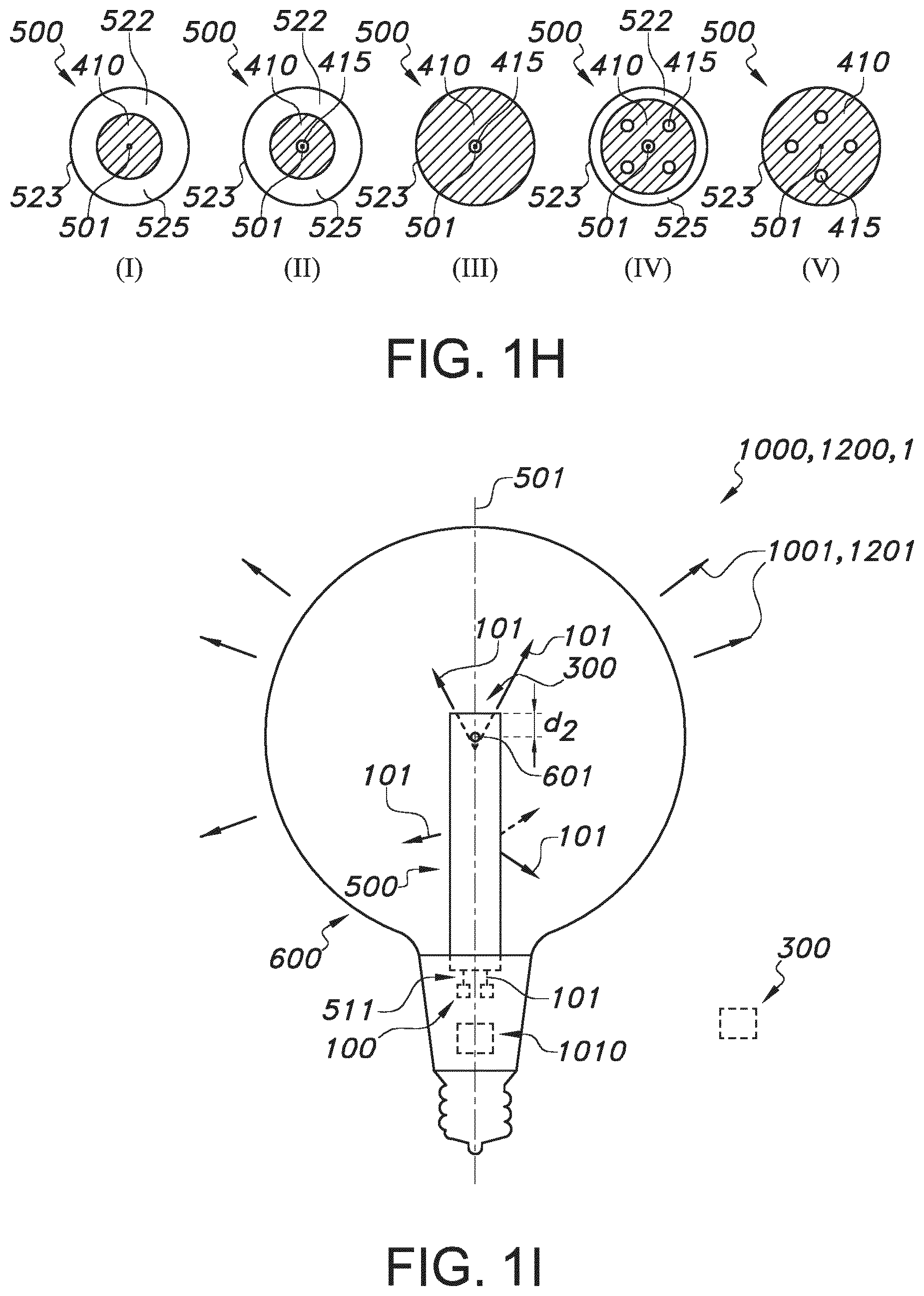 Patent US12410891 Figure 5 – Lightguide lamp with crosstalk prevention