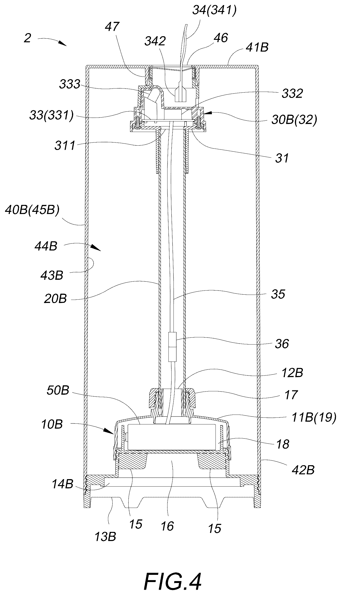 Patent US12410893 Figure 4 – Candle light with modular design for easy transportation
