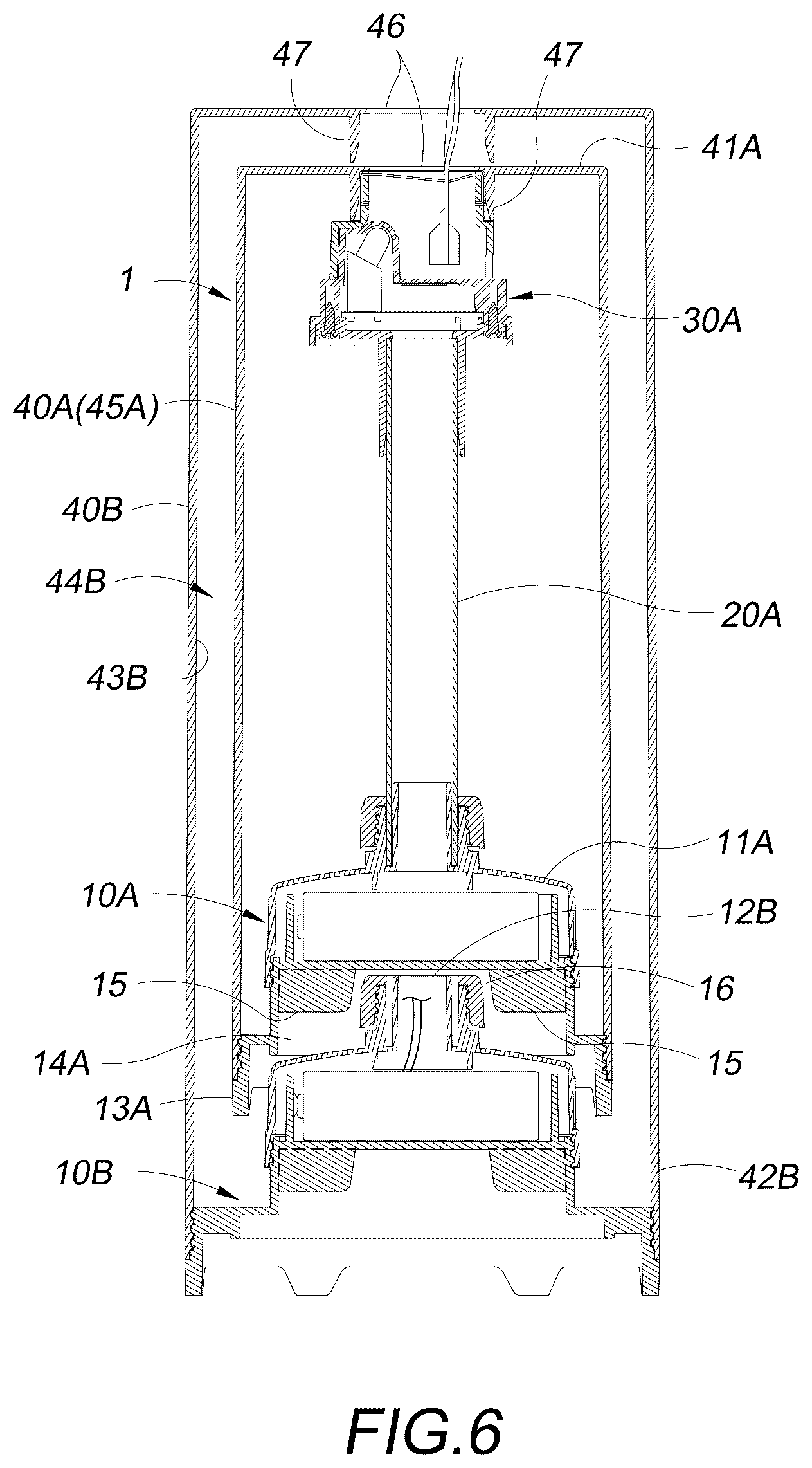 Patent US12410893 Figure 6 – Candle light with modular design for easy transportation