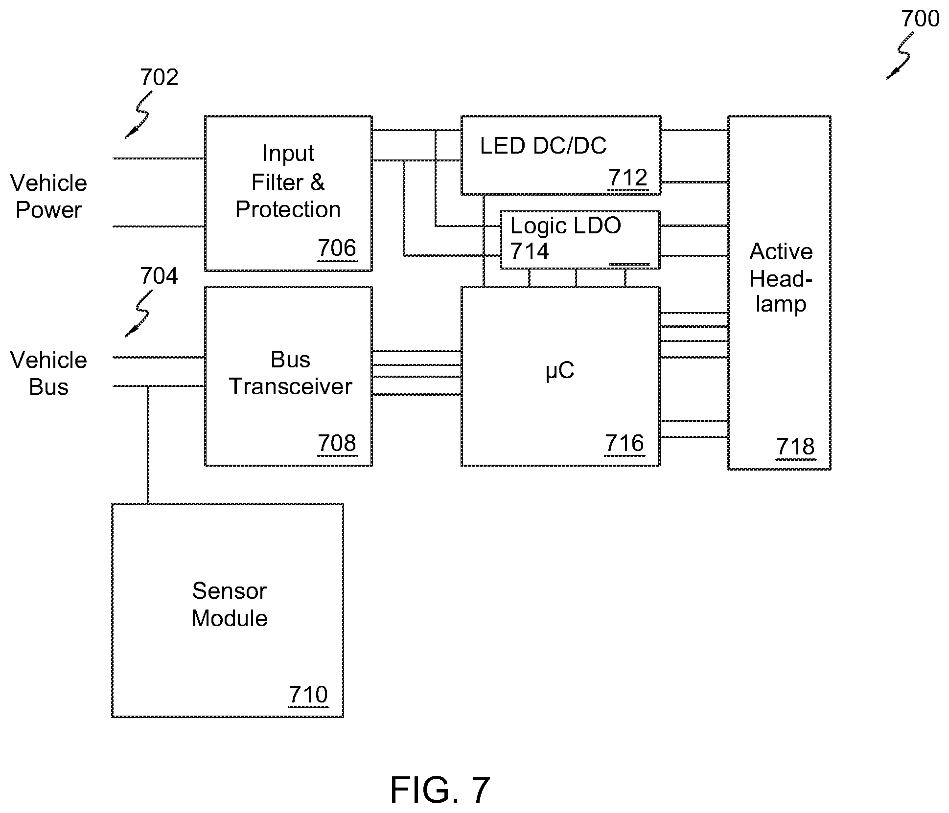 Patent US12410894 Figure 5 – LED lighting strip with bent wires