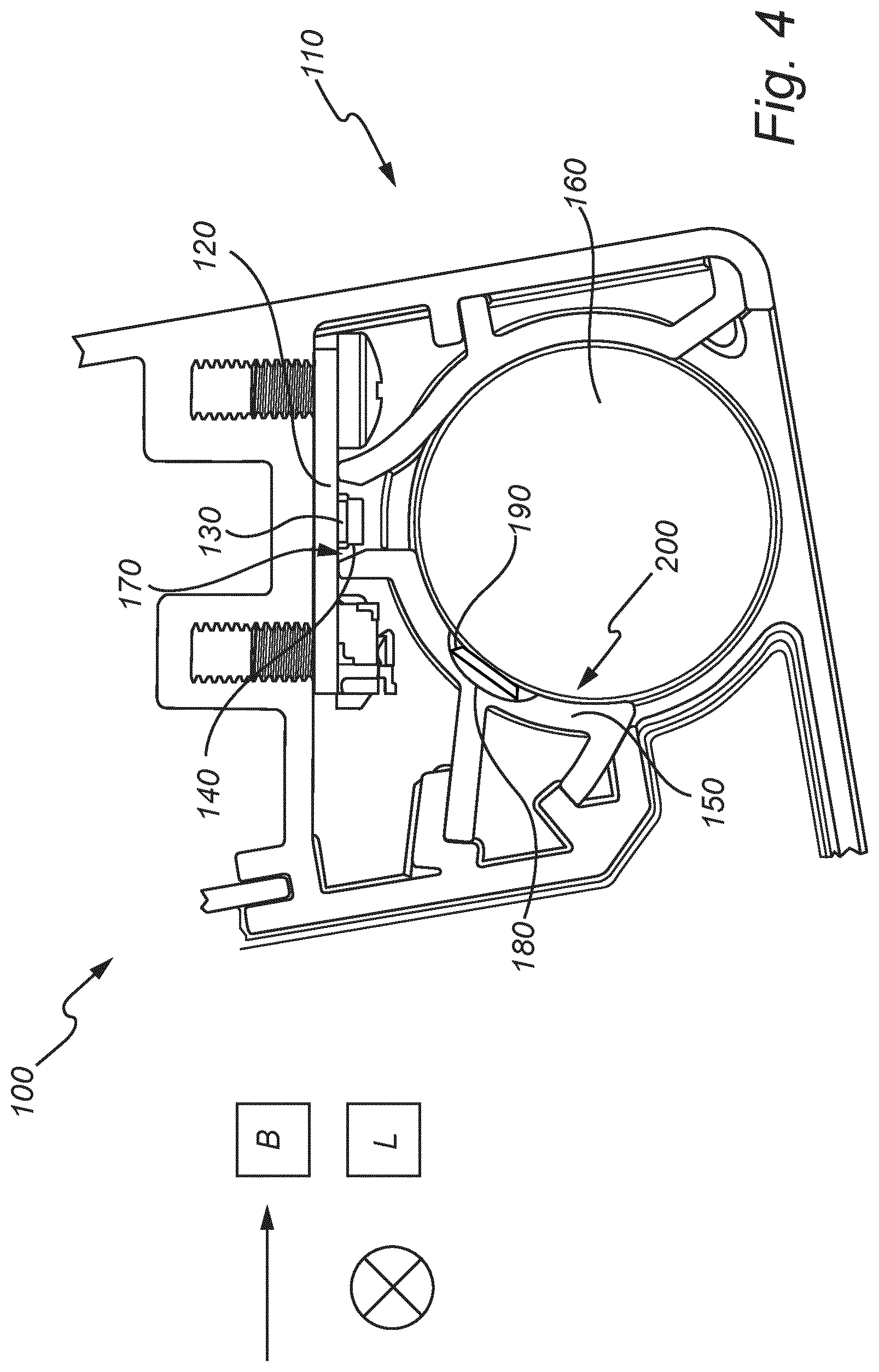 Patent US12410895 Figure 6 – Luminaire arrangement and method for assembling such luminaire arrangement