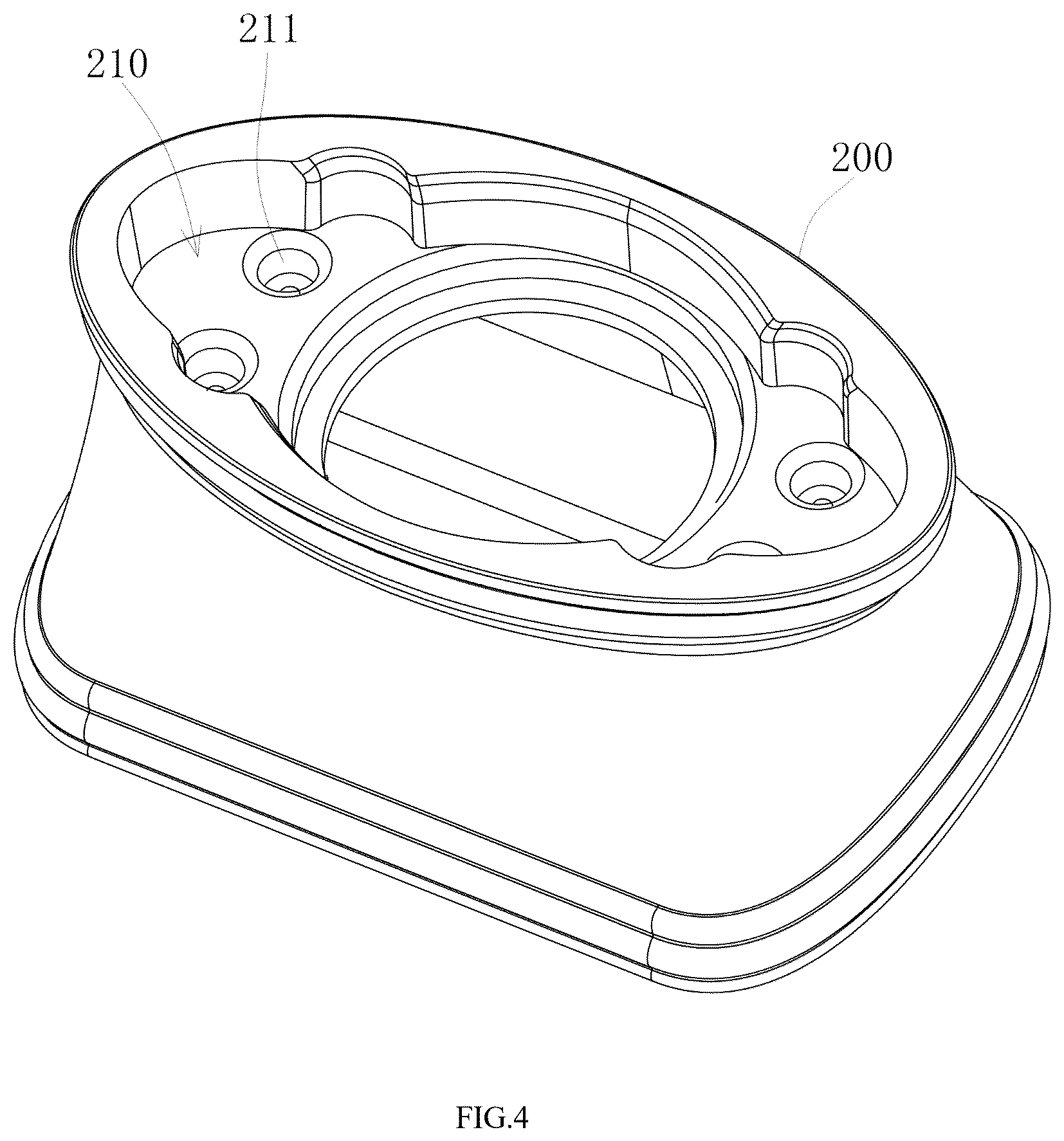 Patent US12410897 Figure 4 – Light and shadow structure of the decoration for water lamp